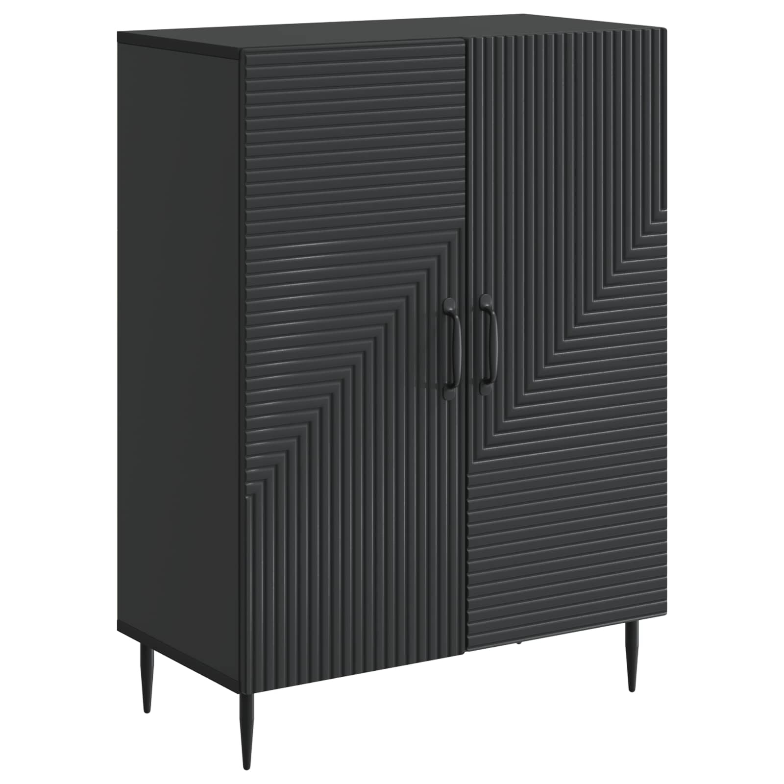 Kabalas Juoda 66 x 34,5 x 89,5 cm Apdirbta mediena