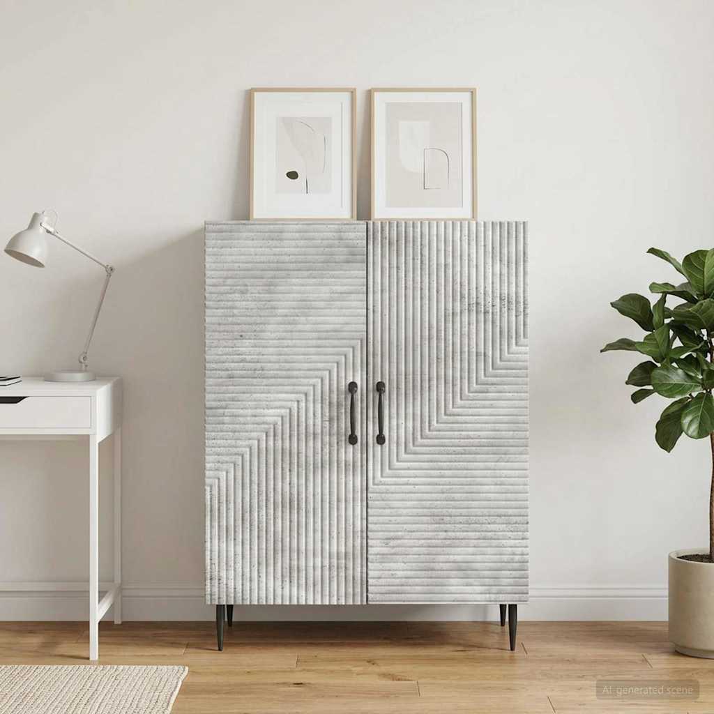 Kabala Betona pelēka 66 x 34,5 x 89,5 cm Apstrādāta koksne