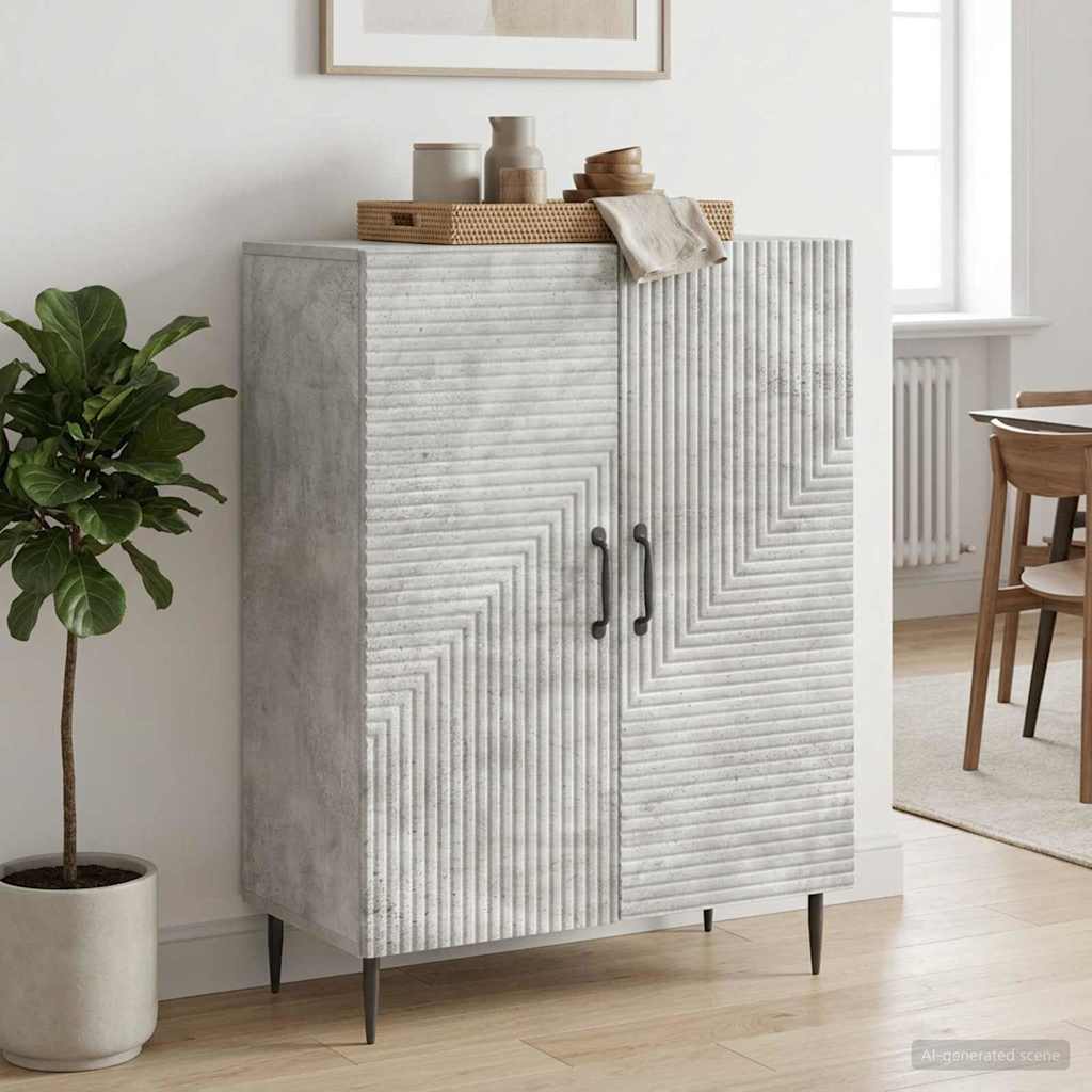 Kabalas Betono pilka 66 x 34,5 x 89,5 cm Apdirbta mediena