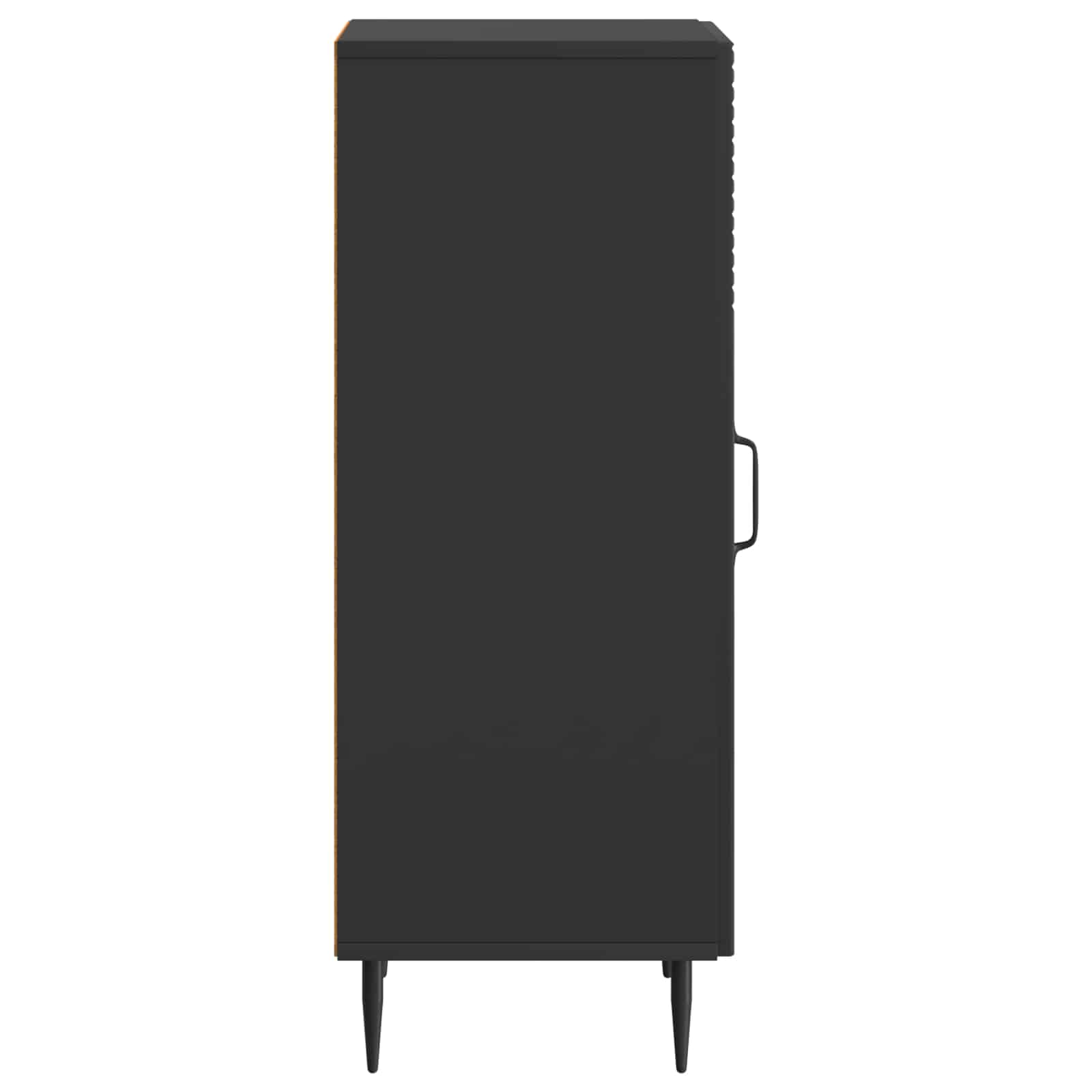 Kumode Melna 33 x 34,5 x 89,5 cm Apstrādāta koksne