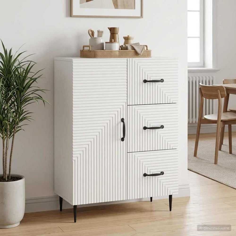 Kabalas su stalčių Balta 66 x 34,5 x 89,5 cm Apdirbta mediena