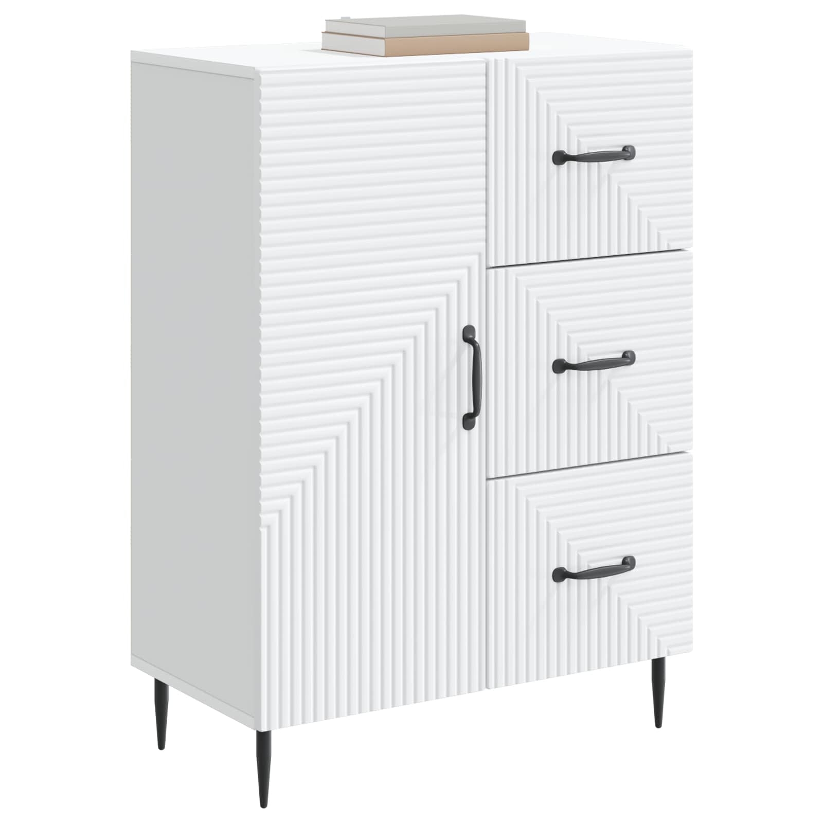 Kabalas su stalčių Balta 66 x 34,5 x 89,5 cm Apdirbta mediena