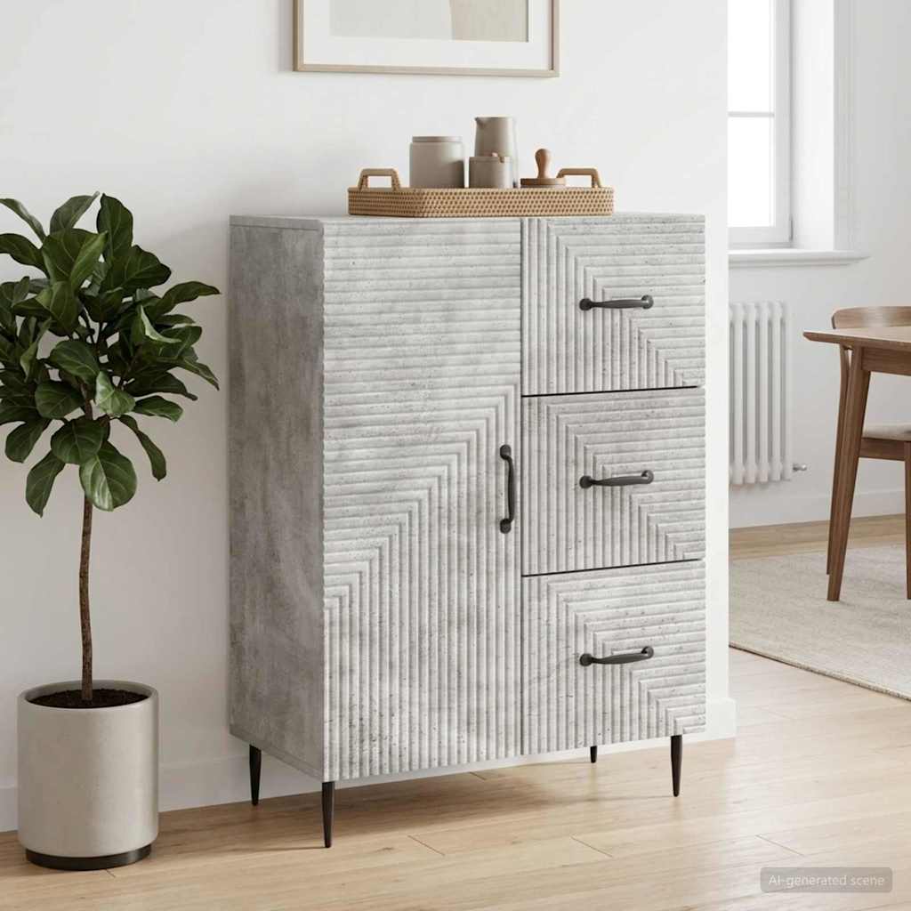 Kabala Betona pelēka 66 x 34,5 x 89,5 cm Apstrādāta koksne