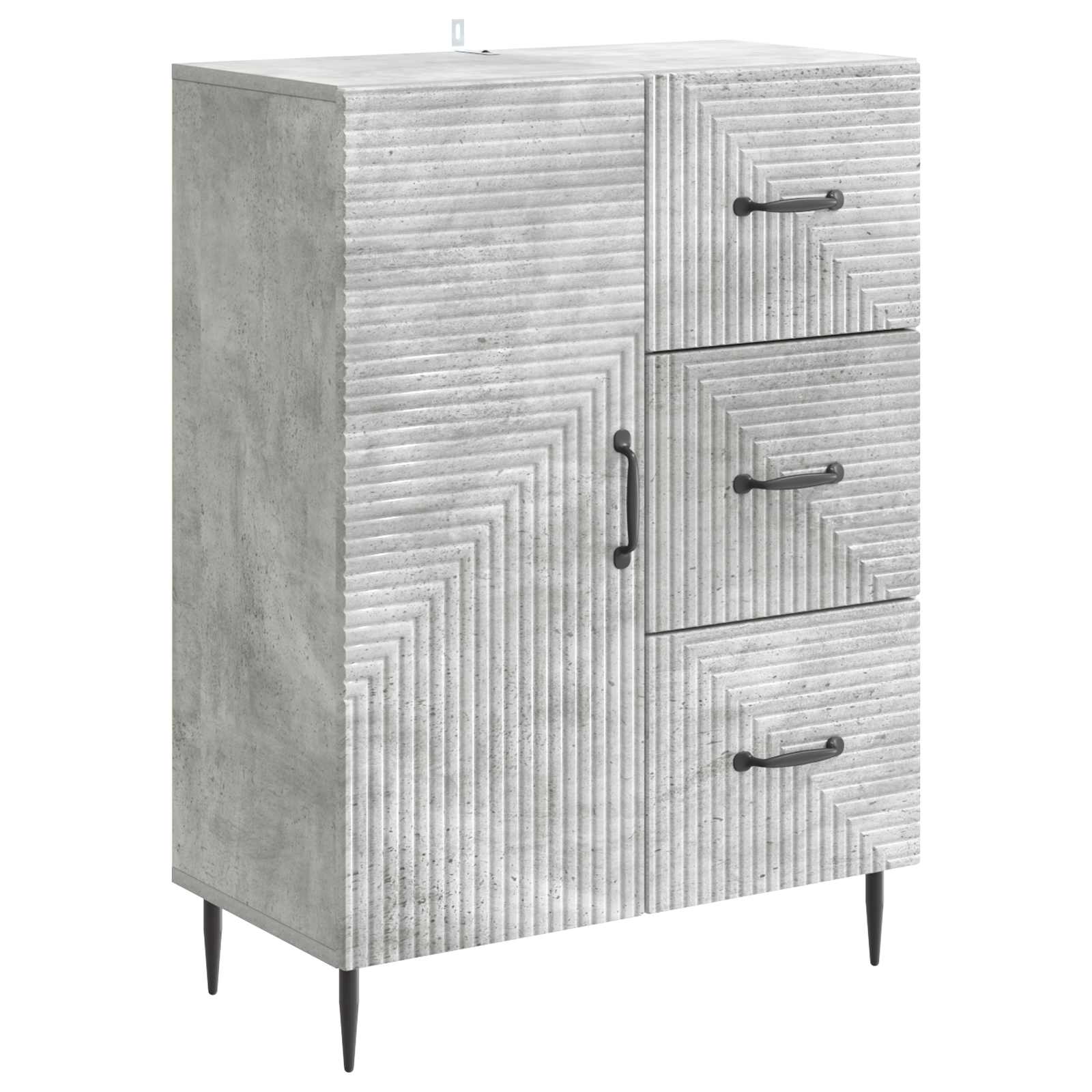 Kabala Betona pelēka 66 x 34,5 x 89,5 cm Apstrādāta koksne