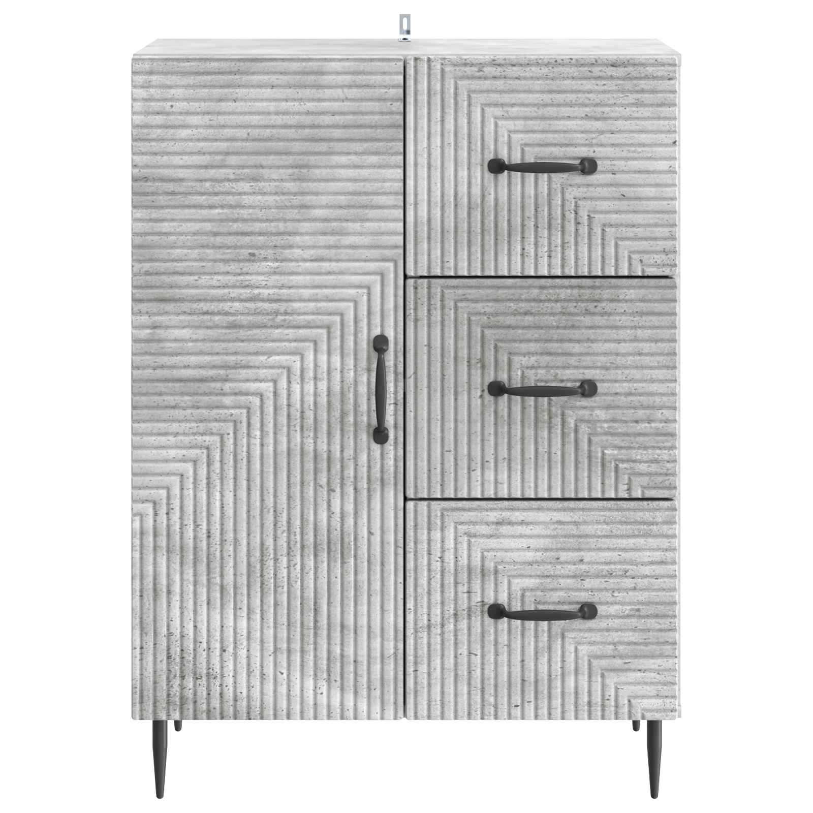 Kabala Betona pelēka 66 x 34,5 x 89,5 cm Apstrādāta koksne