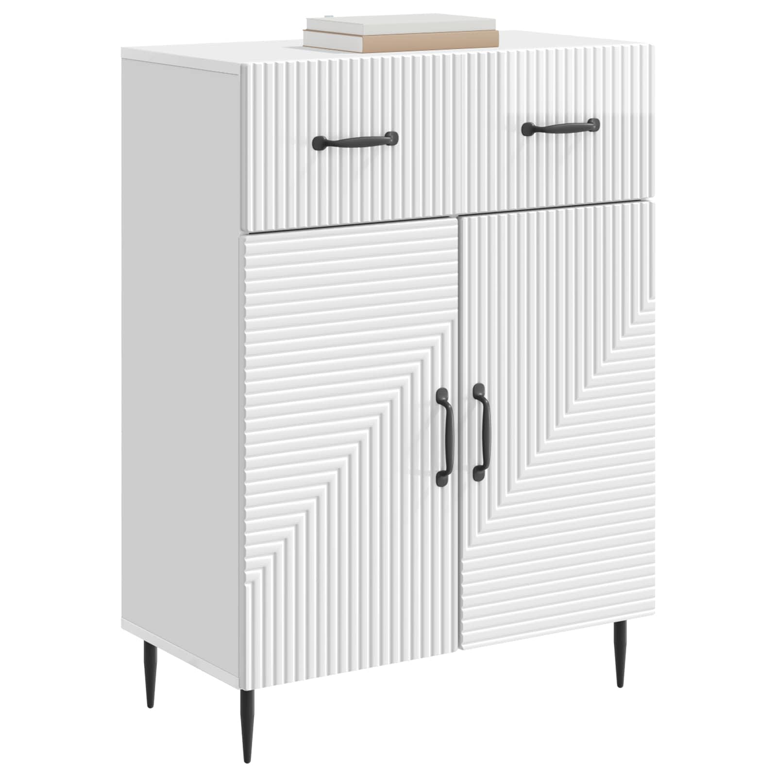 Kabalas Itin blizgi balta 66 x 34,5 x 89,5 cm Apdirbta mediena