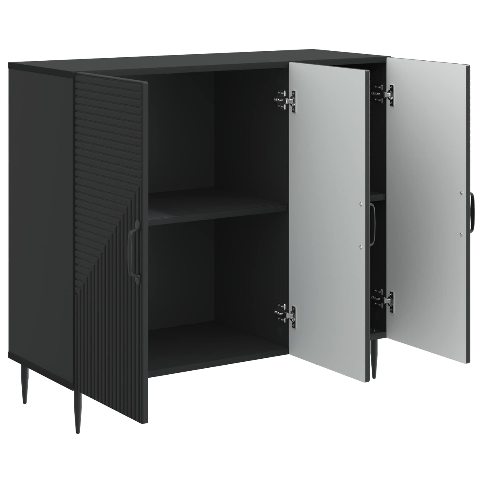 Kabalas Juoda 89 x 34,5 x 80 cm Apdirbta mediena