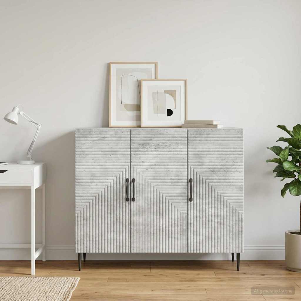 Kabalas Betona pelēks 89 x 34,5 x 80 cm Apstrādāta koksne