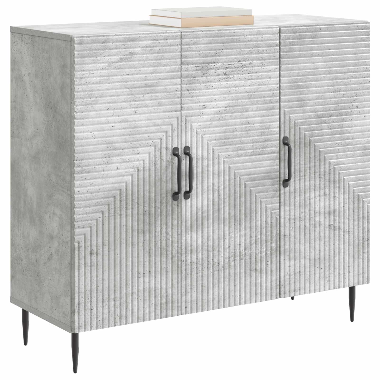 Kabalas Betona pelēks 89 x 34,5 x 80 cm Apstrādāta koksne