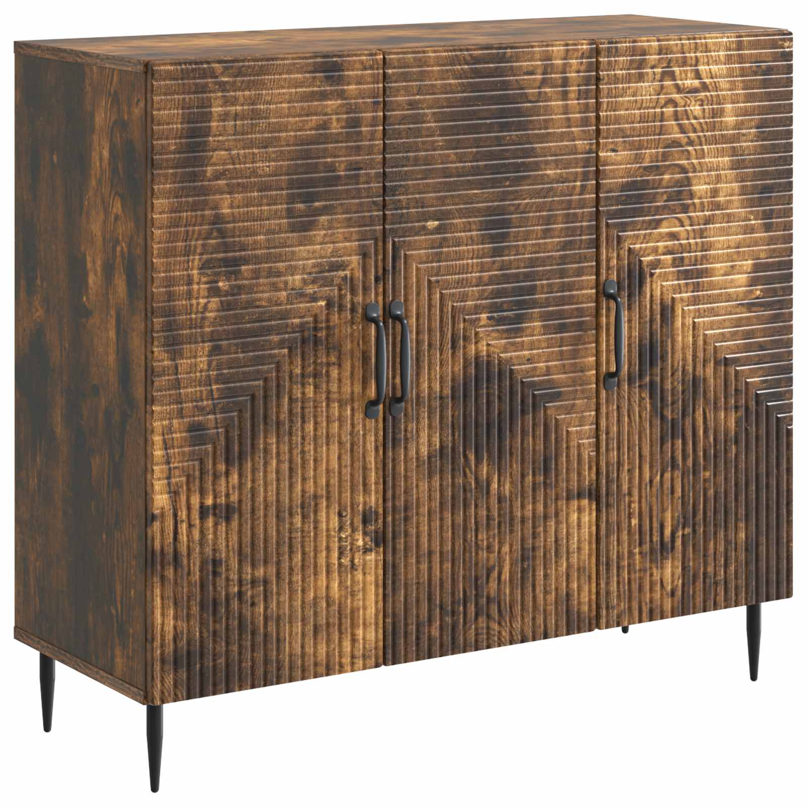 Kumode Dūmu ozols 89 x 34,5 x 80 cm Apstrādāta koksne