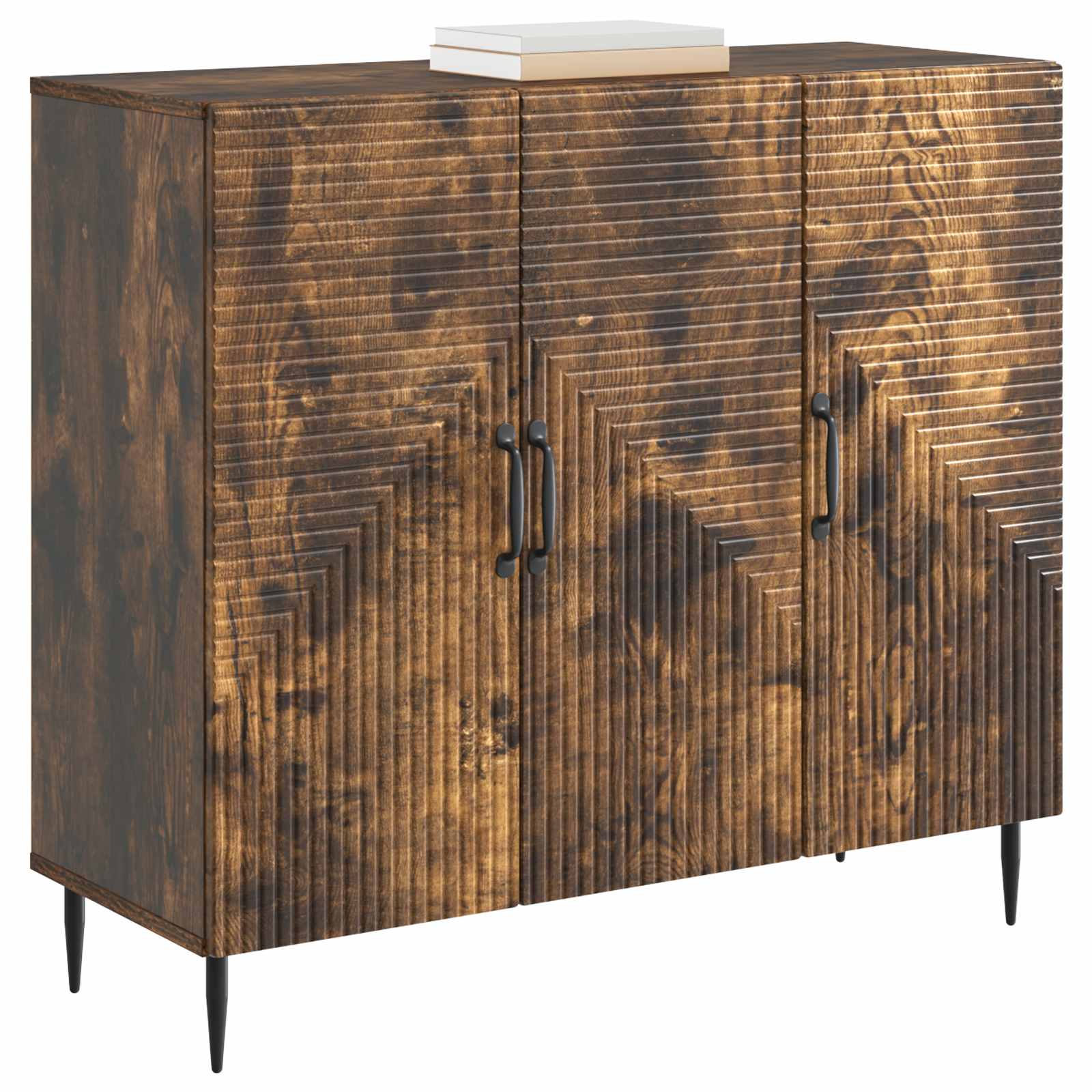Kumode Dūmu ozols 89 x 34,5 x 80 cm Apstrādāta koksne