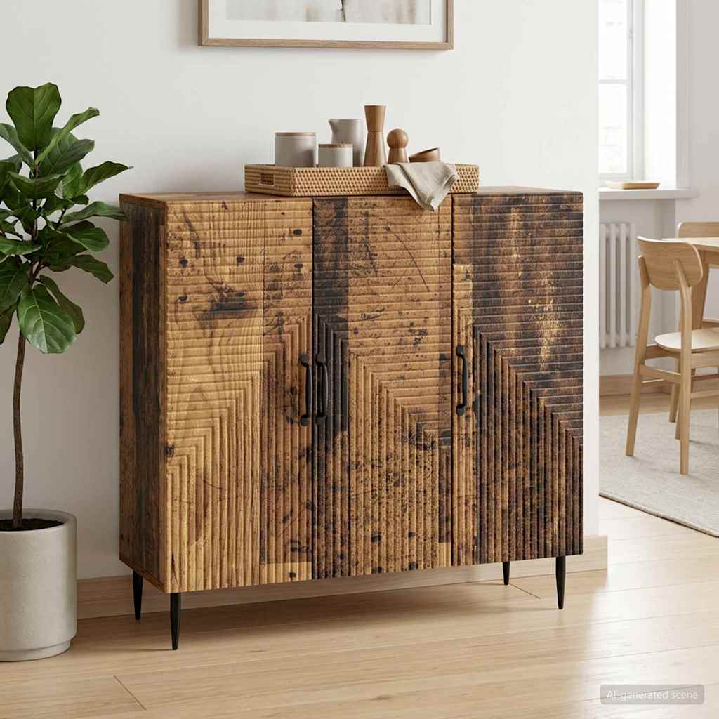 Skapis No apstrādātas koksnes 89 x 34,5 x 80 cm Apstrādāta koksne