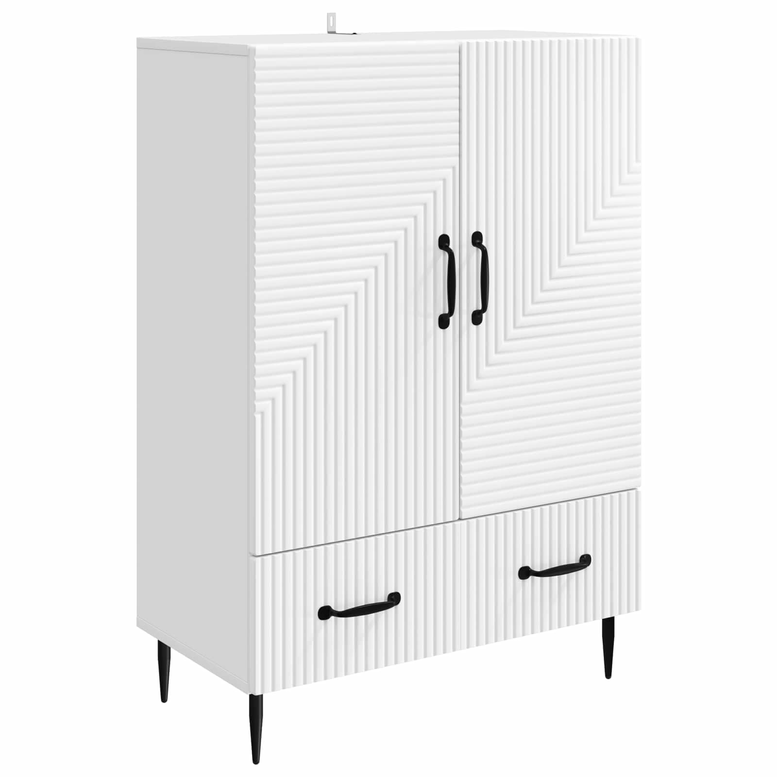 Kabalas su stalčių Balta 66 x 34,5 x 95 cm Apdirbta mediena