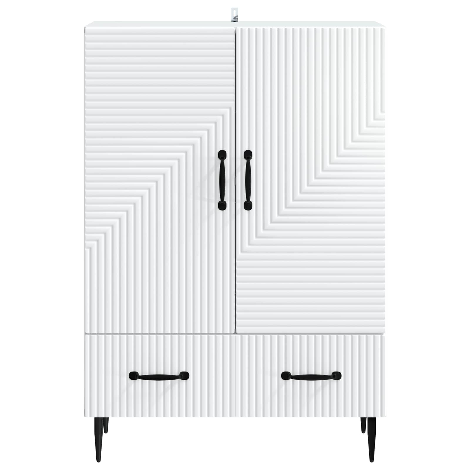 Kabalas su stalčių Balta 66 x 34,5 x 95 cm Apdirbta mediena