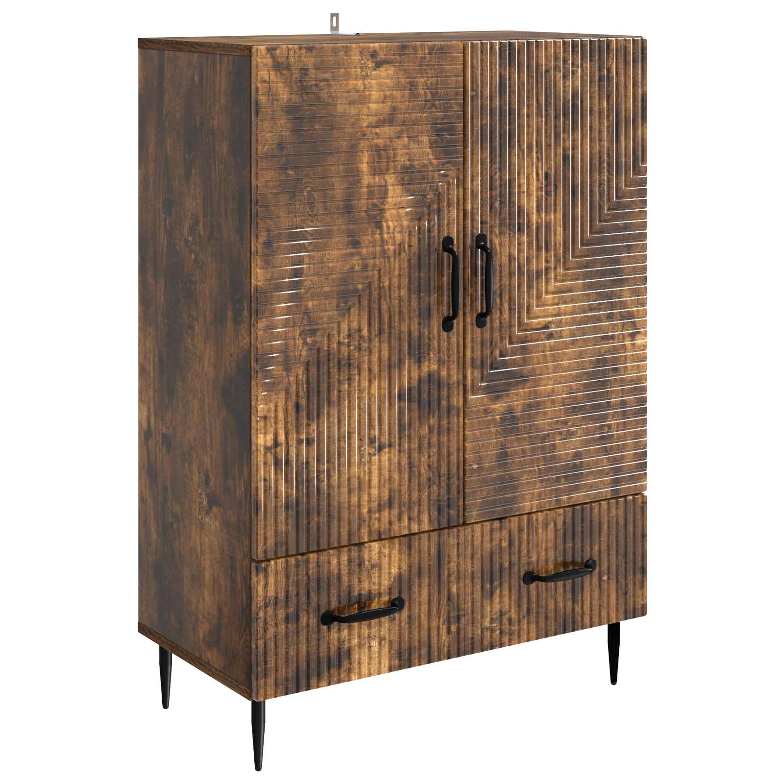 Kumode Dūmu ozola 66 x 34,5 x 95 cm Apstrādāta koksne