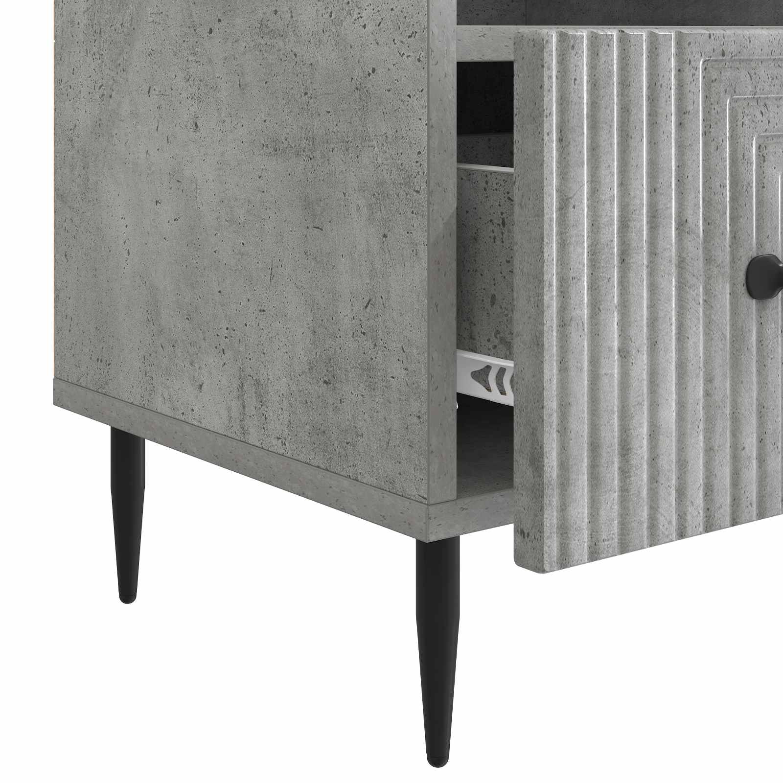Televizoriaus spintelė Betono pilka 102 x 34,5 x 50 cm