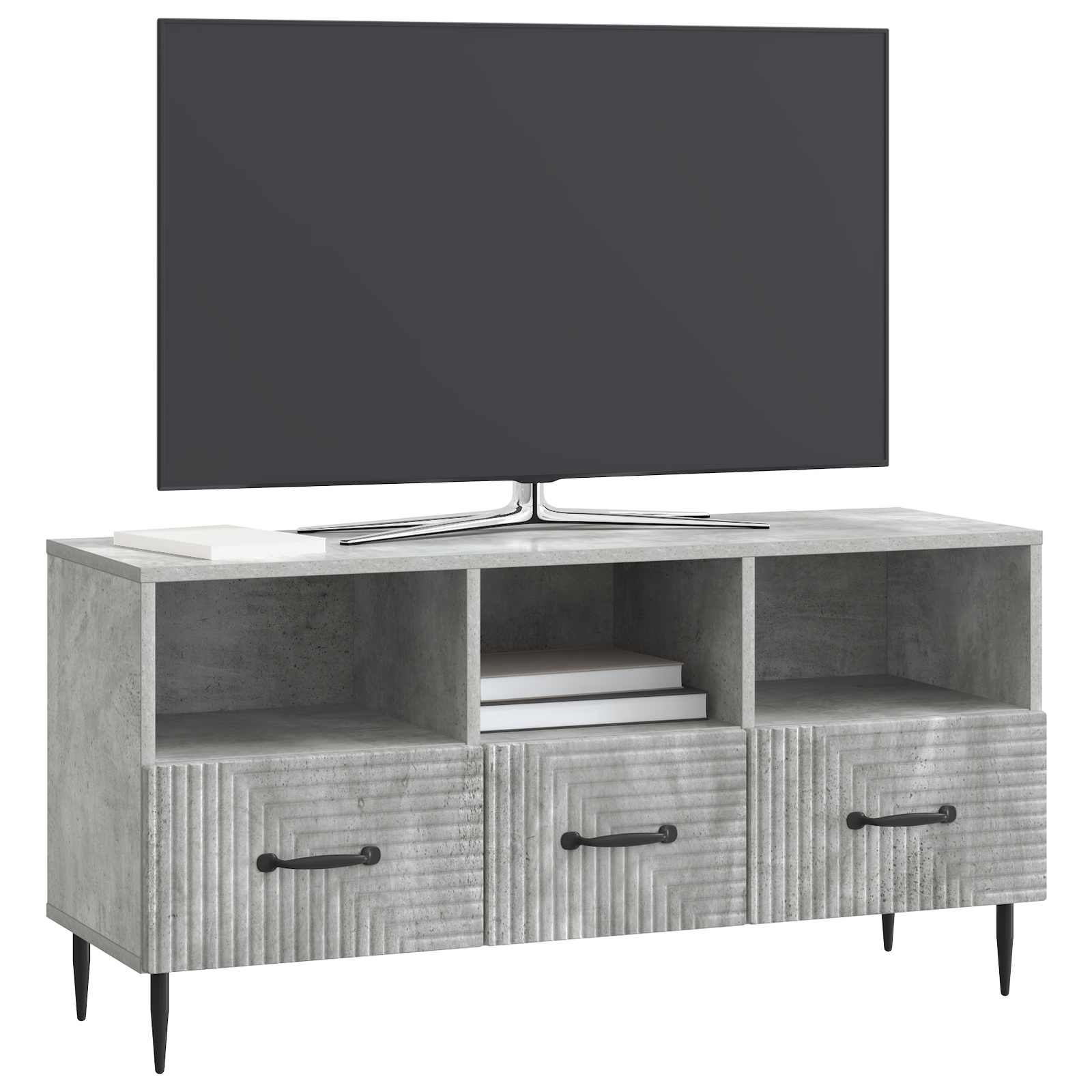Televizoriaus spintelė Betono pilka 102 x 34,5 x 50 cm
