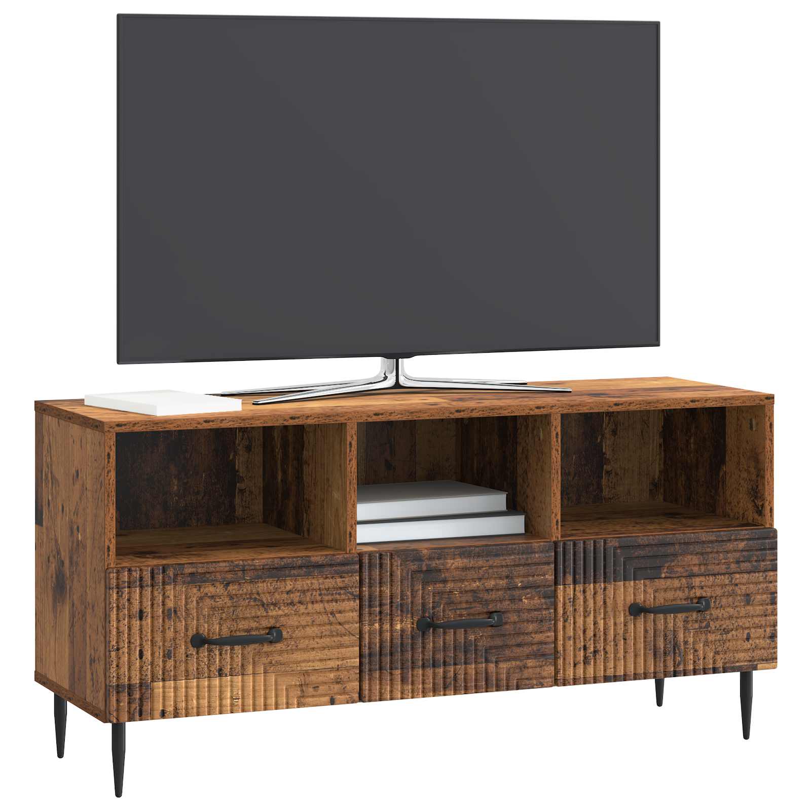 Televizoriaus spintelė Sendintos medienos 102 x 34,5 x 50 cm