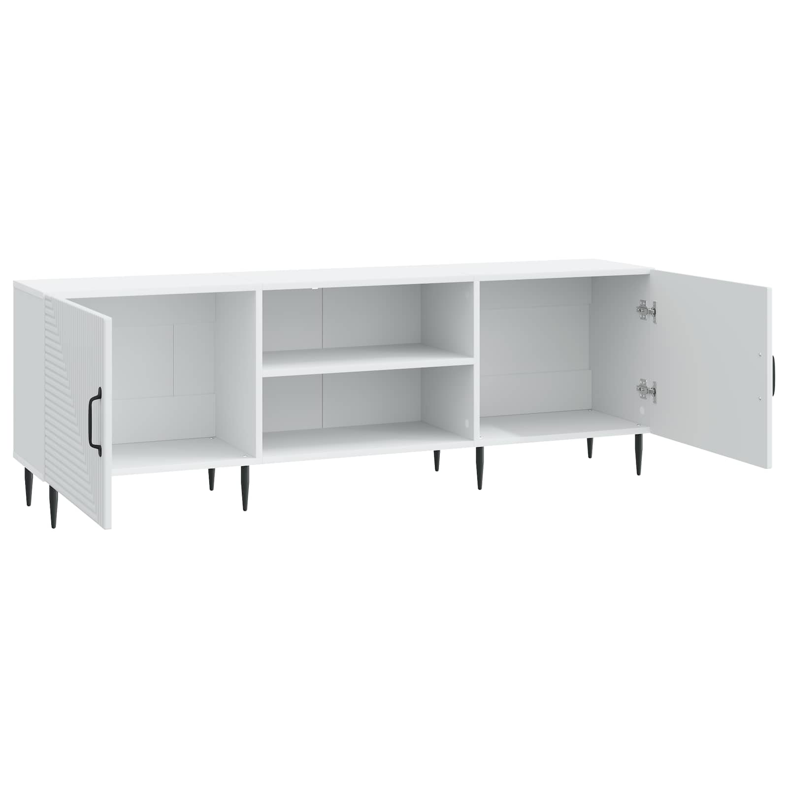 Televizoriaus spintelė Balta 150 x 31 x 50 cm Apdirbta mediena