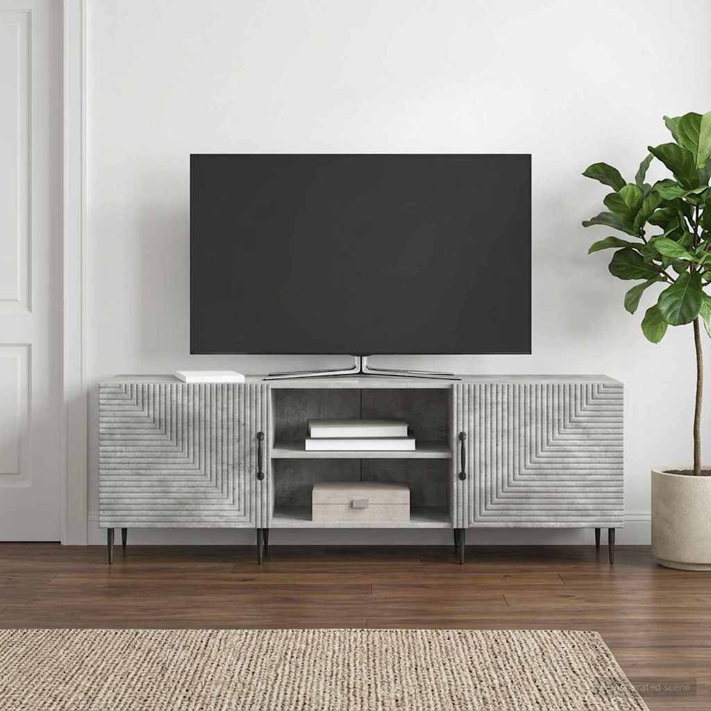 Televizoriaus spintelė Betono pilka 150 x 31 x 50 cm