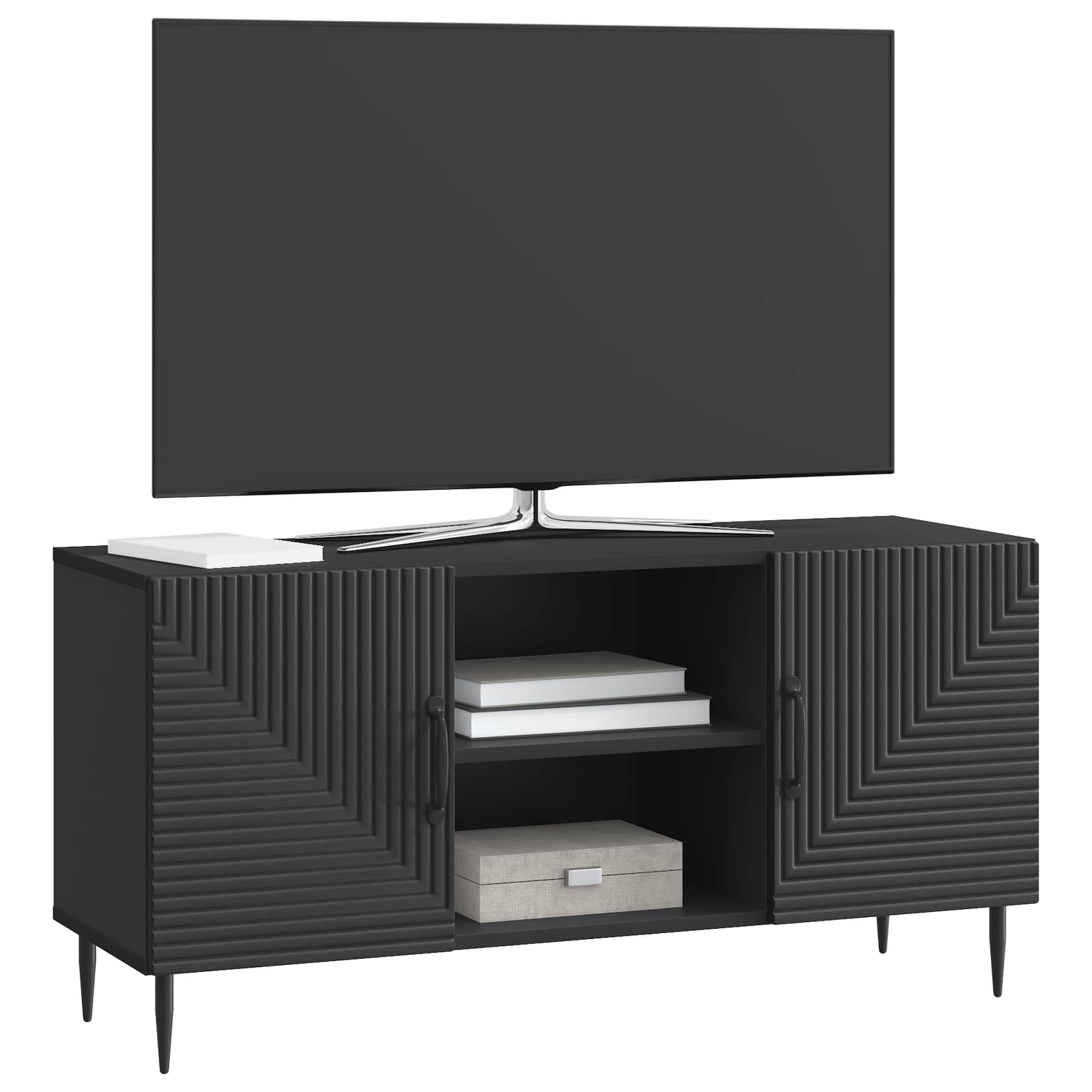 Televizoriaus spintelė Juoda 102 x 34,5 x 50 cm