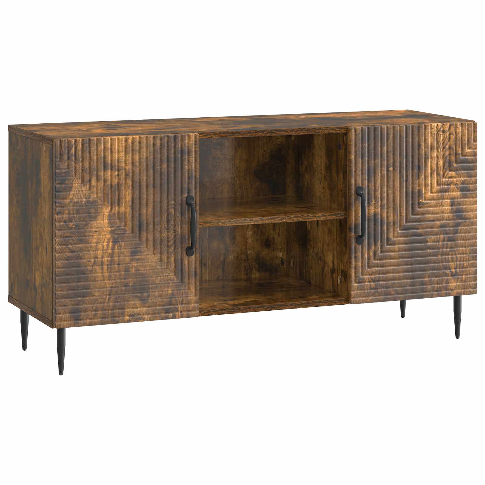 TV skapītis dūmu krāsas ozols 102 x 34,5 x 50 cm
