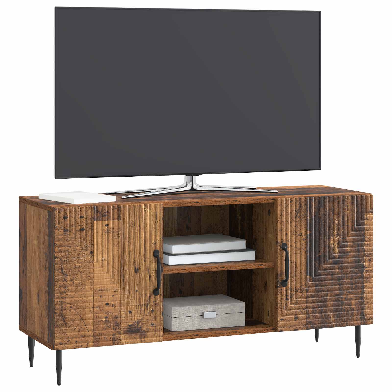 Televizoriaus spintelė Sendintos medienos 102 x 34,5 x 50 cm