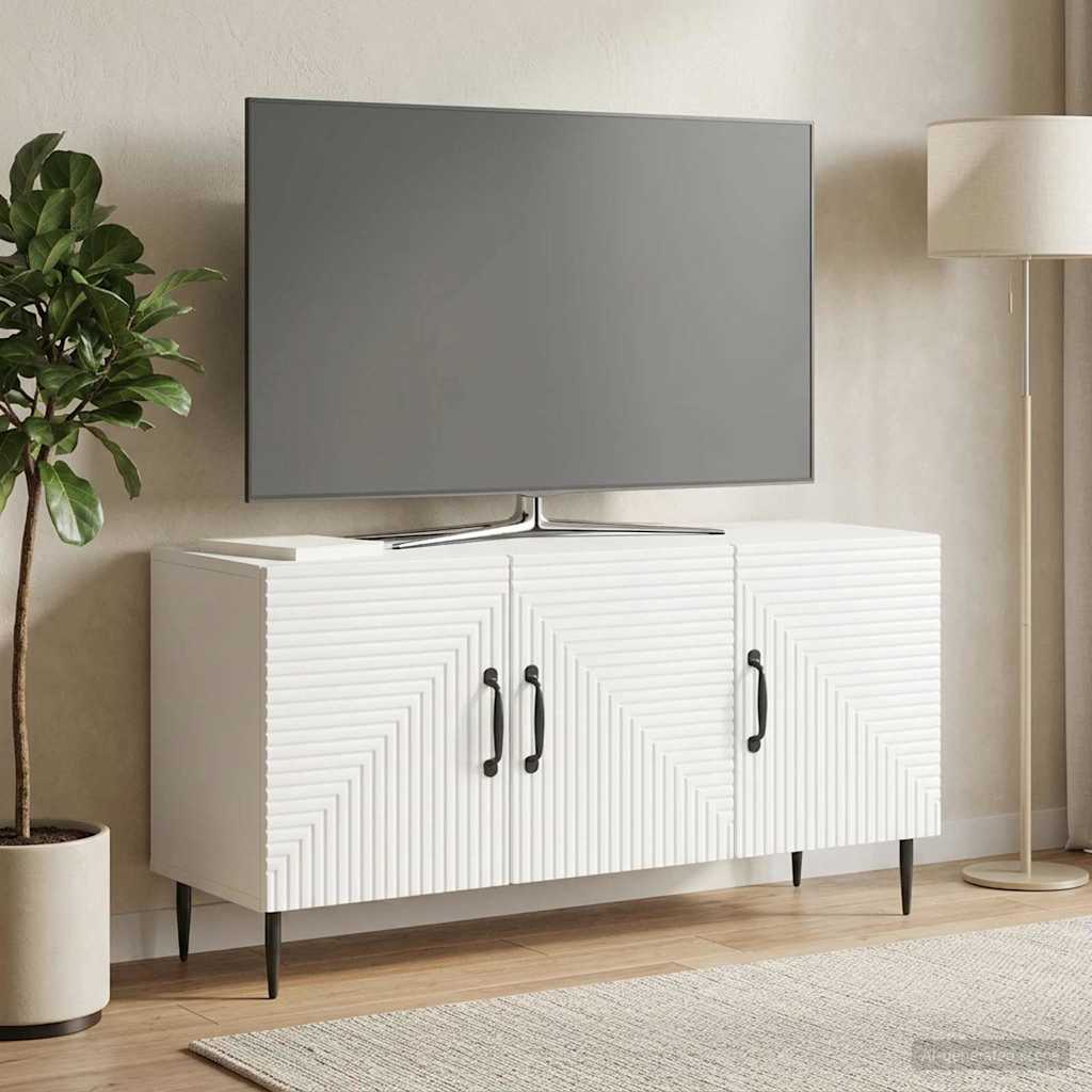 Televizoriaus spintelė Balta 99 x 34,5 x 50 cm Apdirbta mediena