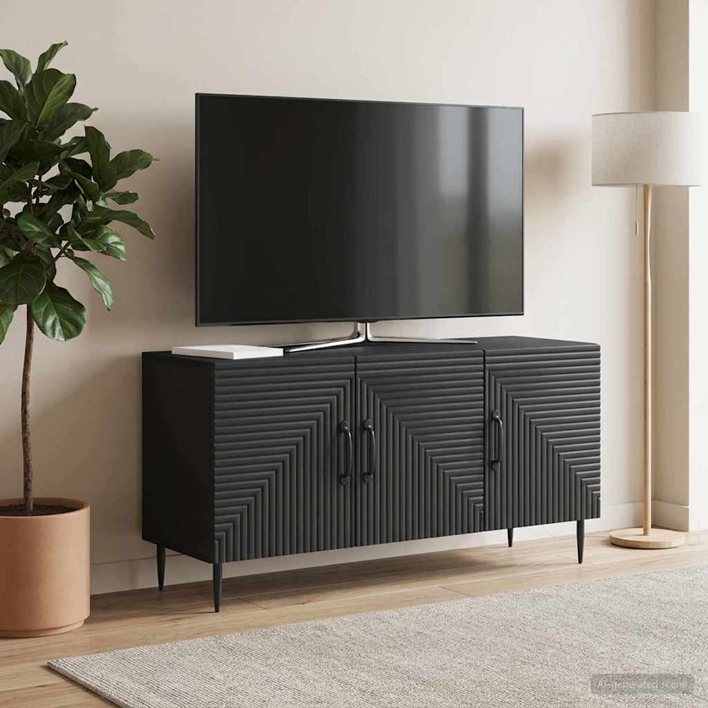 Televizoriaus spintelė Juoda 99 x 34,5 x 50 cm Apdirbta mediena