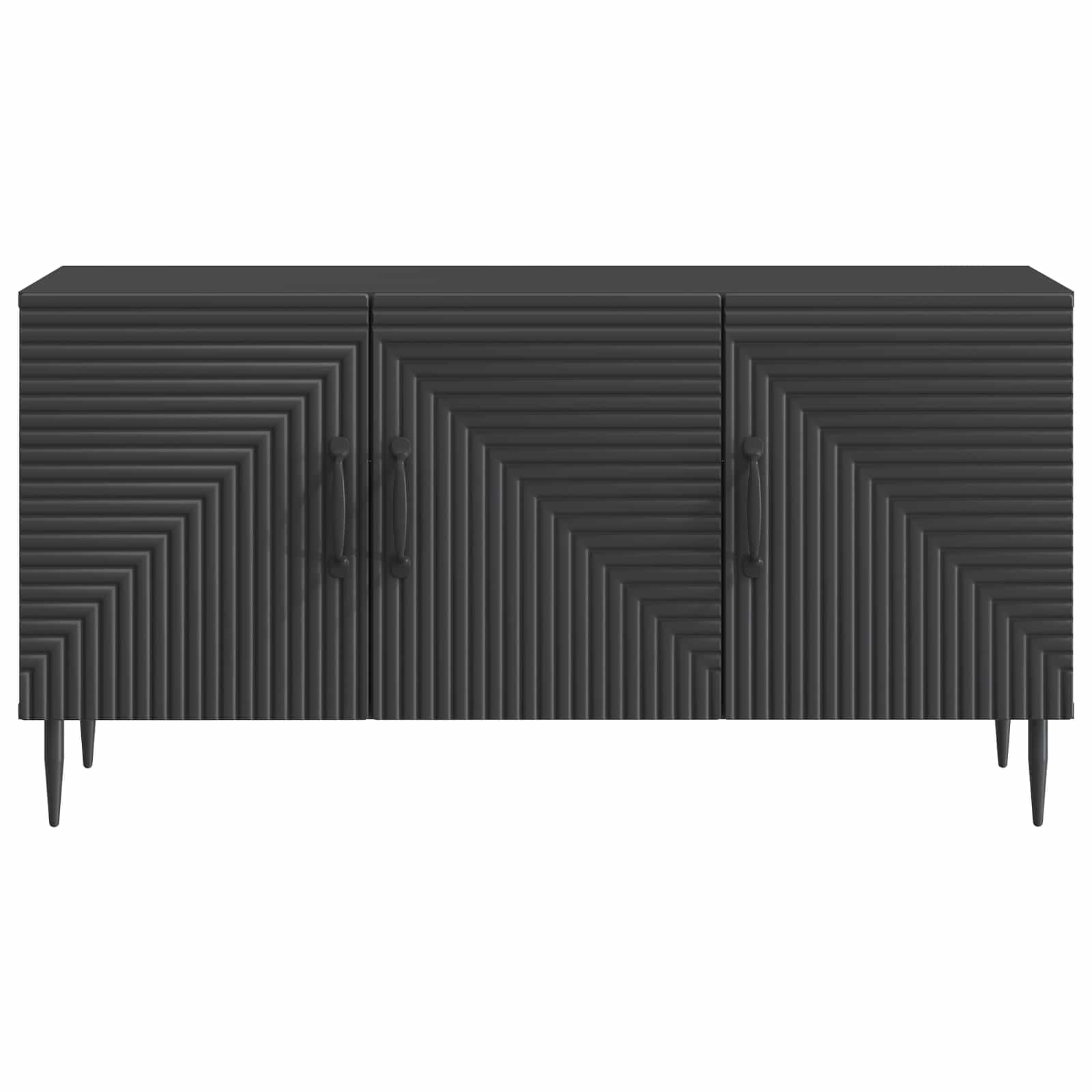 Televizoriaus spintelė Juoda 99 x 34,5 x 50 cm Apdirbta mediena