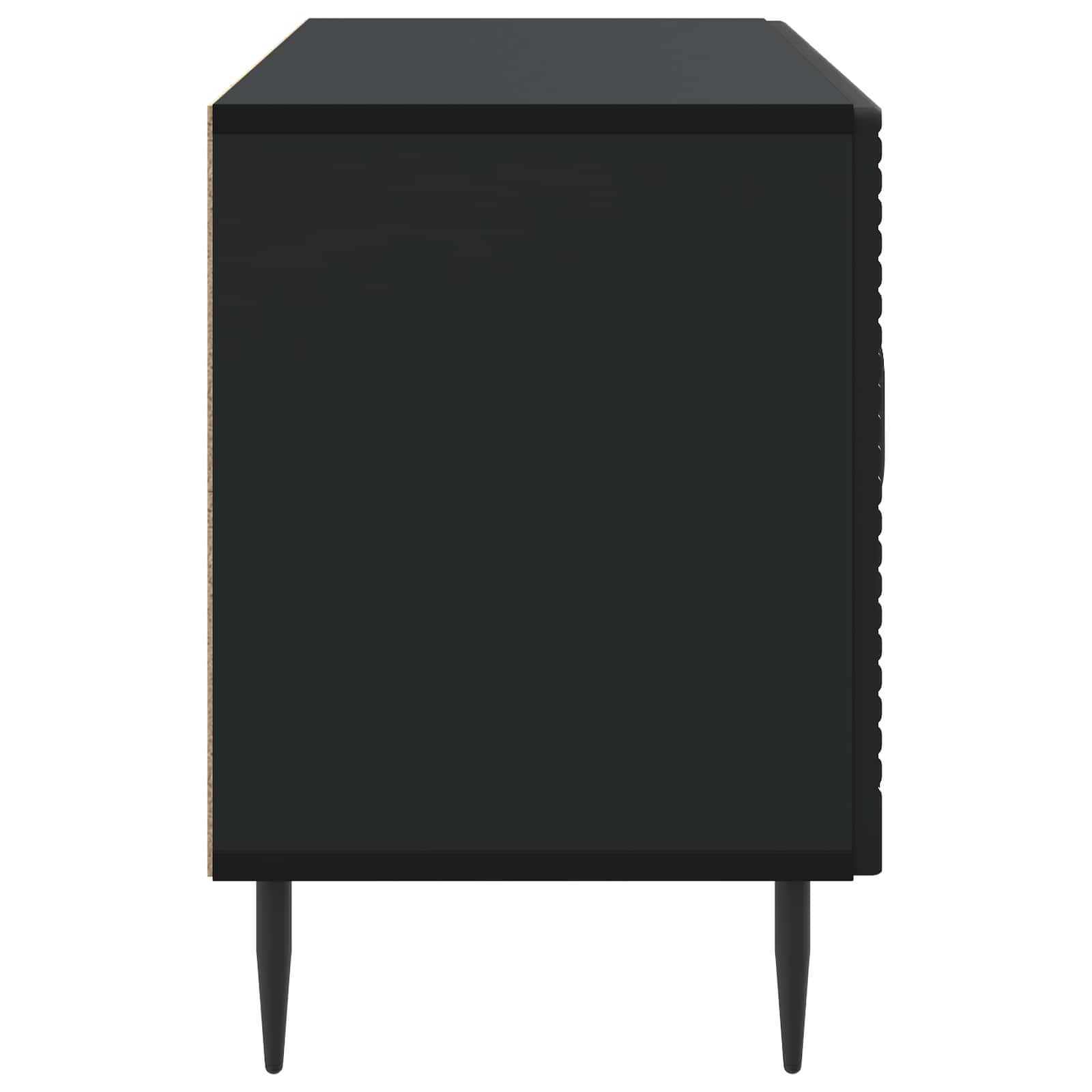 Televizoriaus spintelė Juoda 99 x 34,5 x 50 cm Apdirbta mediena