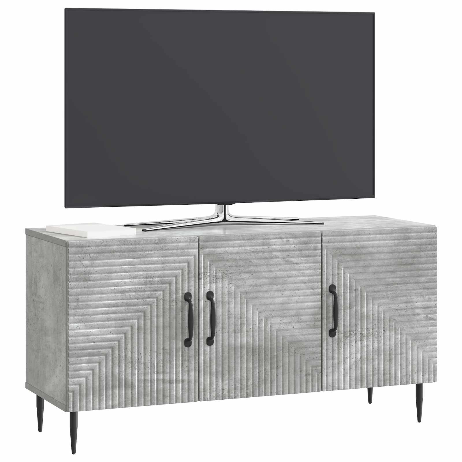 Televizoriaus spintelė Betono pilka 99 x 34,5 x 50 cm