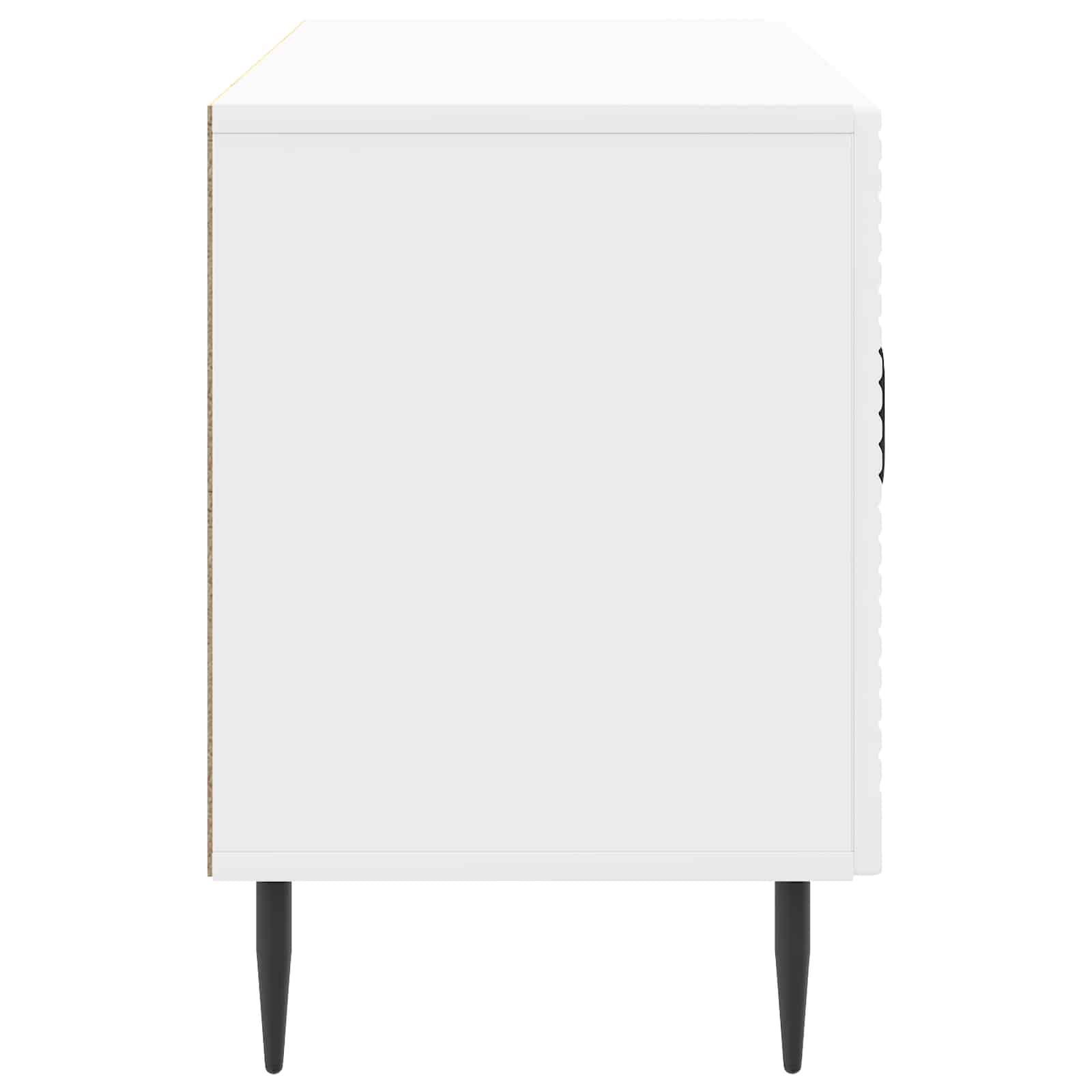 TV skapītis, īpaši spīdīgi balts, 99 x 34,5 x 50 cm