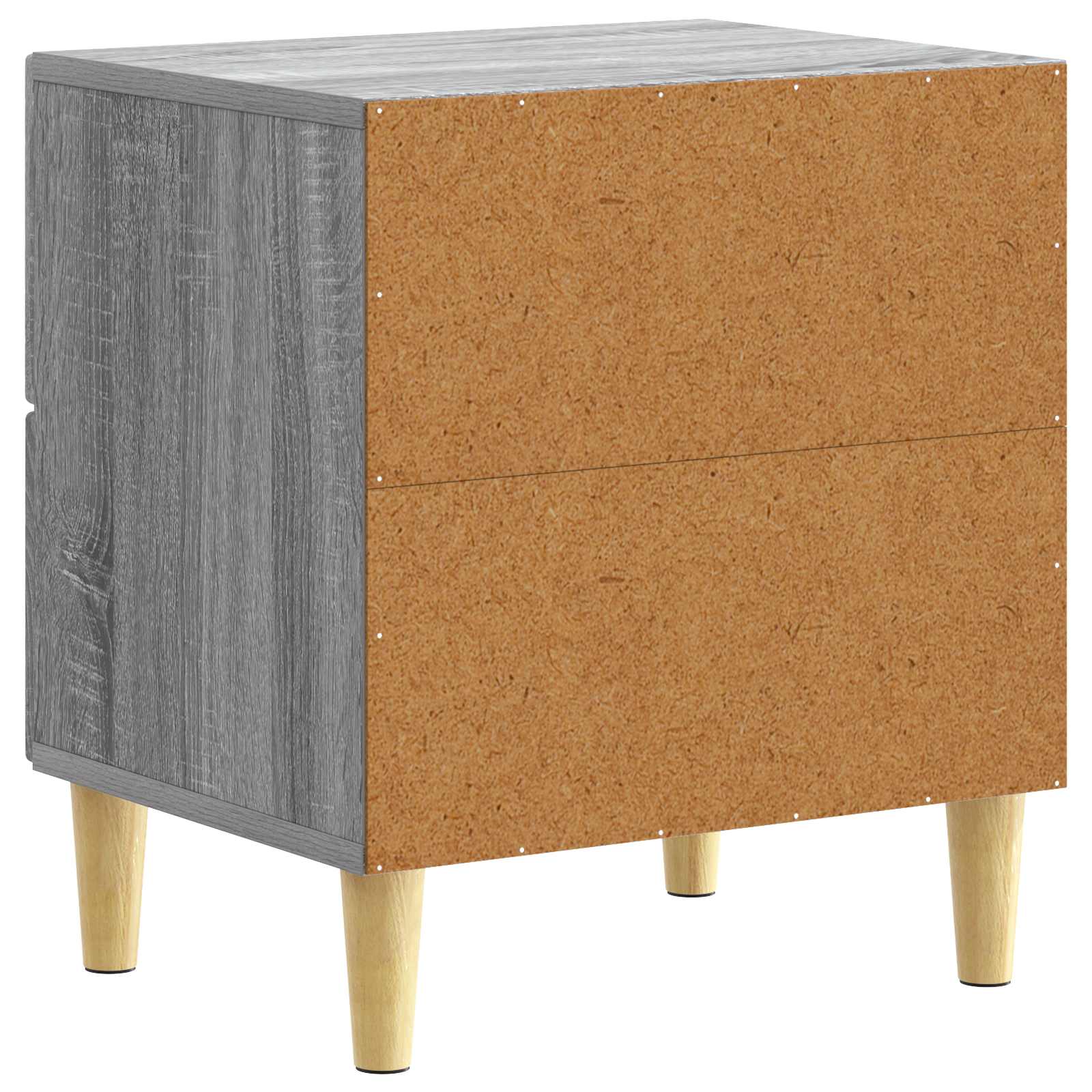 Naktinis staliukas 2 pcs Pilka Sonoma 43 x 34,5 x 48 cm