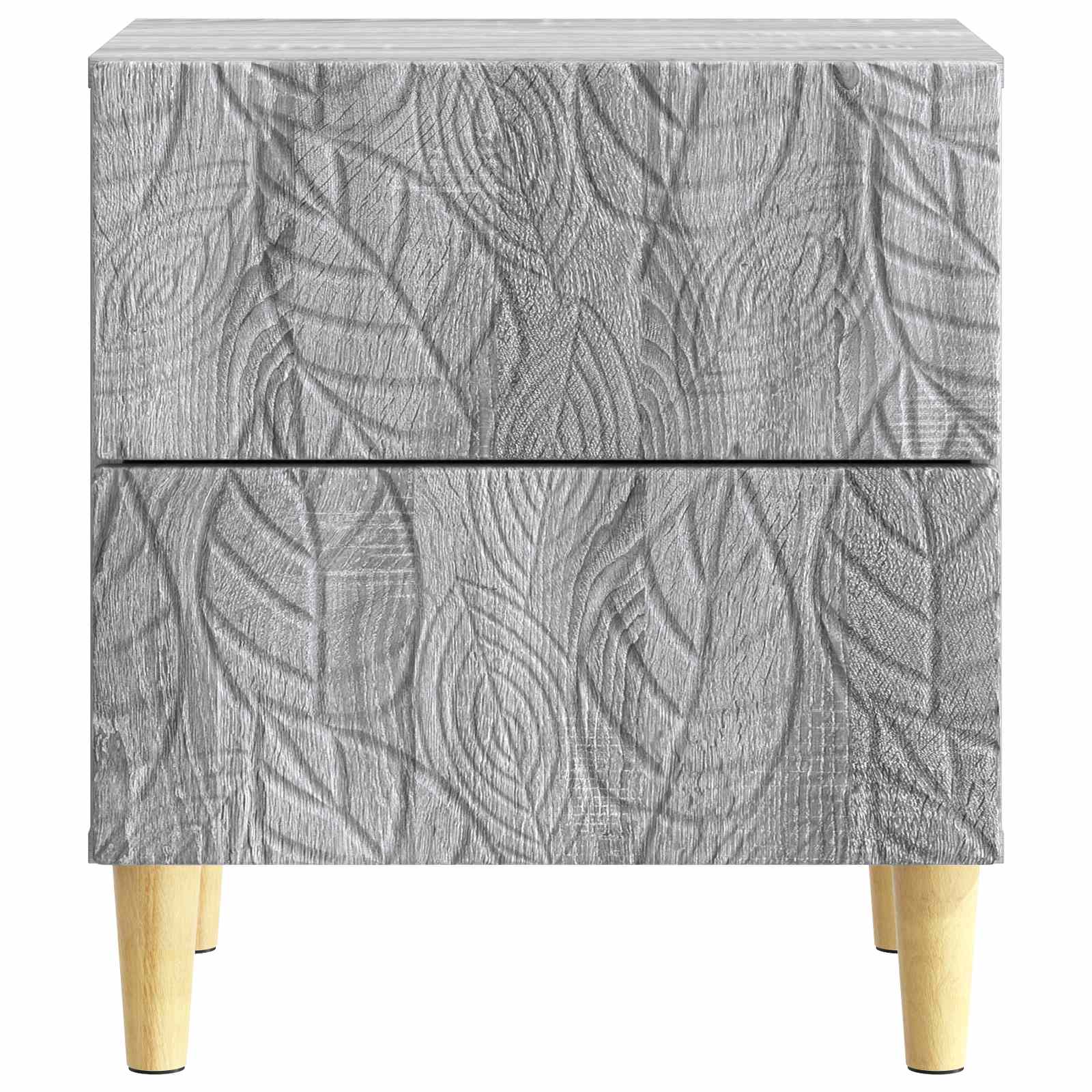 Naktinis staliukas 2 pcs Pilka Sonoma 43 x 34,5 x 48 cm