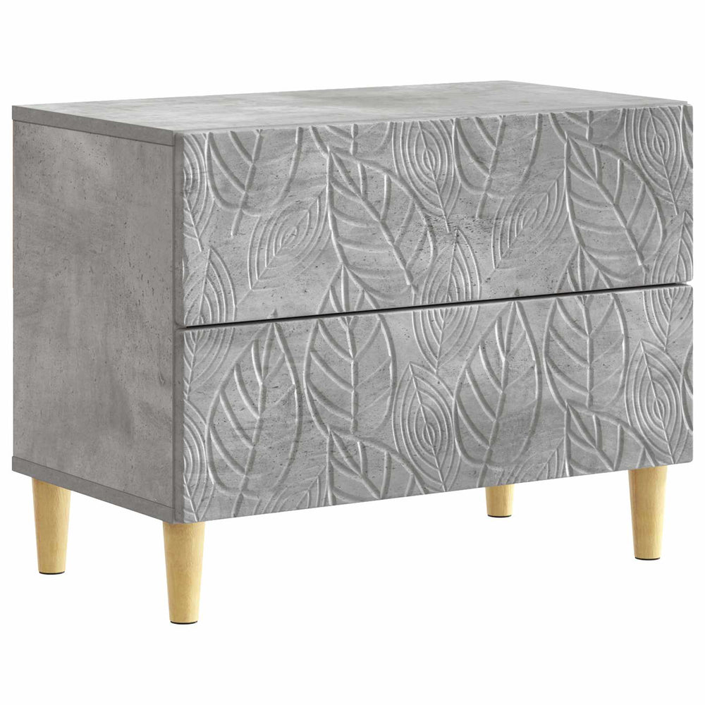 Naktinis staliukas Betono pilka 62 x 34,5 x 48 cm