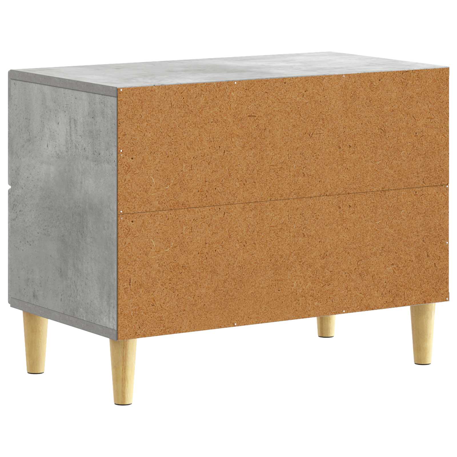 Naktinis staliukas Betono pilka 62 x 34,5 x 48 cm