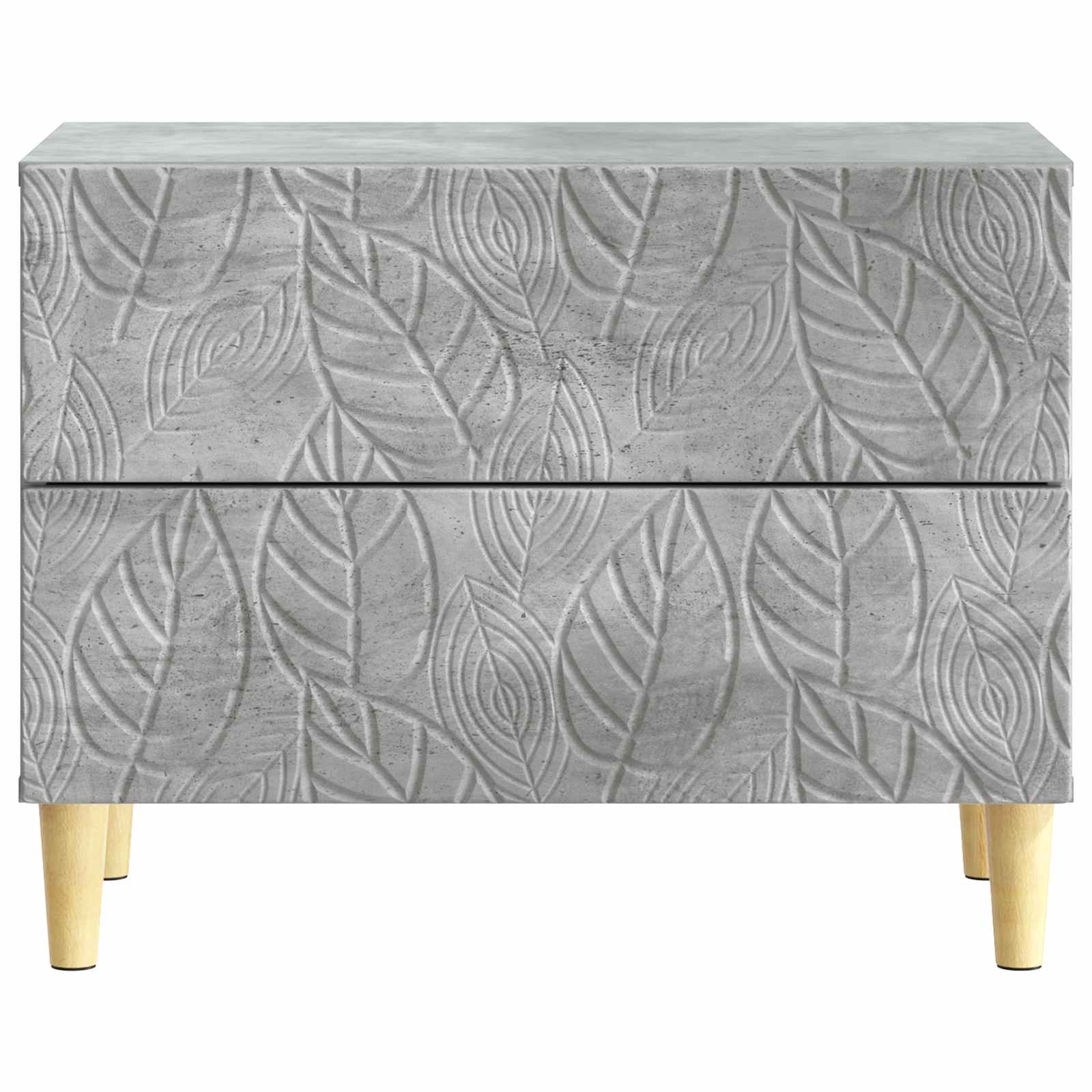 Naktinis staliukas Betono pilka 62 x 34,5 x 48 cm