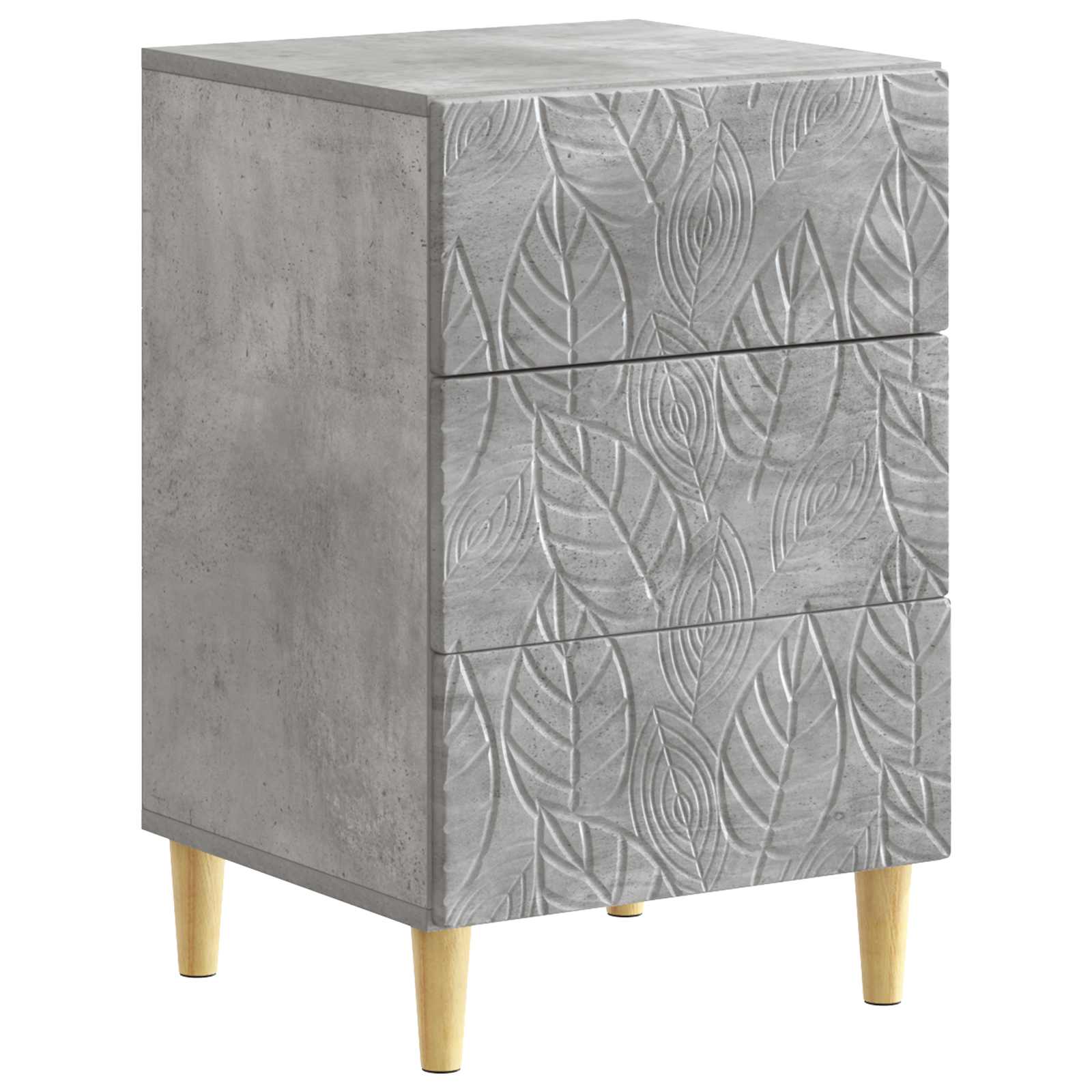 Naktinis staliukas Betono pilka 43 x 39,5 x 66,5 cm