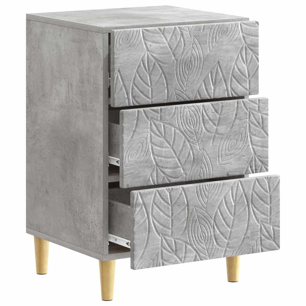 Naktinis staliukas Betono pilka 43 x 39,5 x 66,5 cm