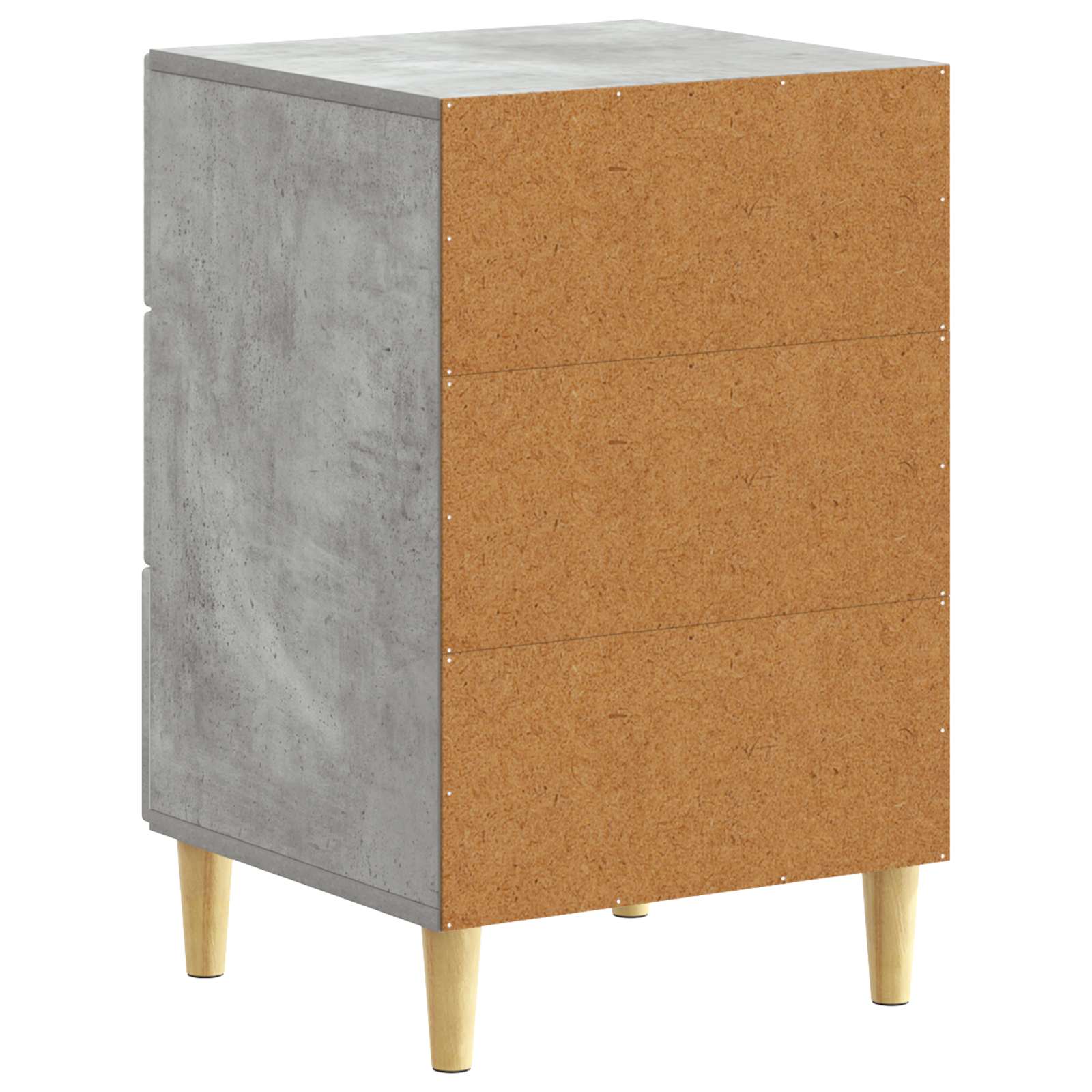 Naktinis staliukas Betono pilka 43 x 39,5 x 66,5 cm