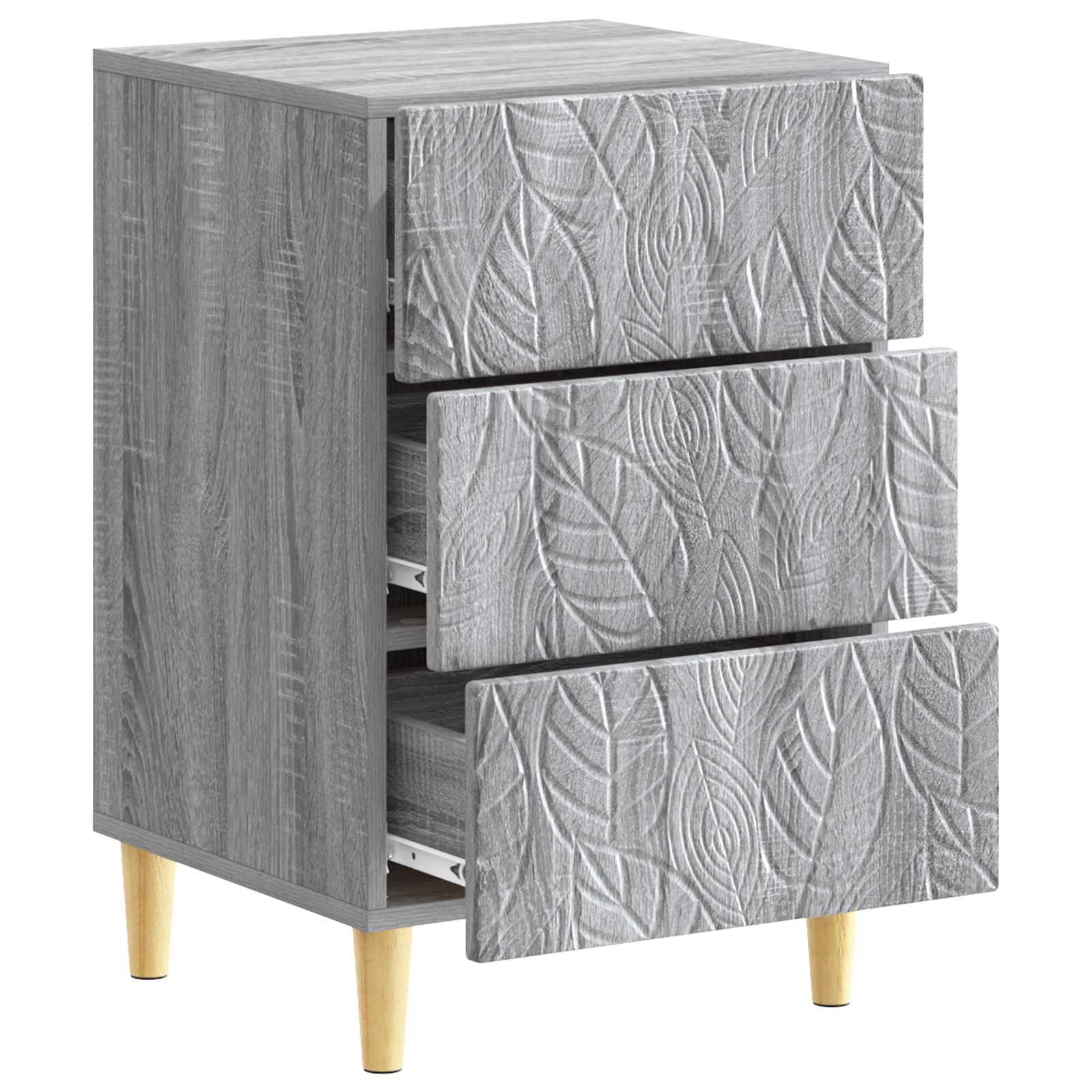 Naktinis staliukas Pilka Sonoma 43 x 39,5 x 66,5 cm