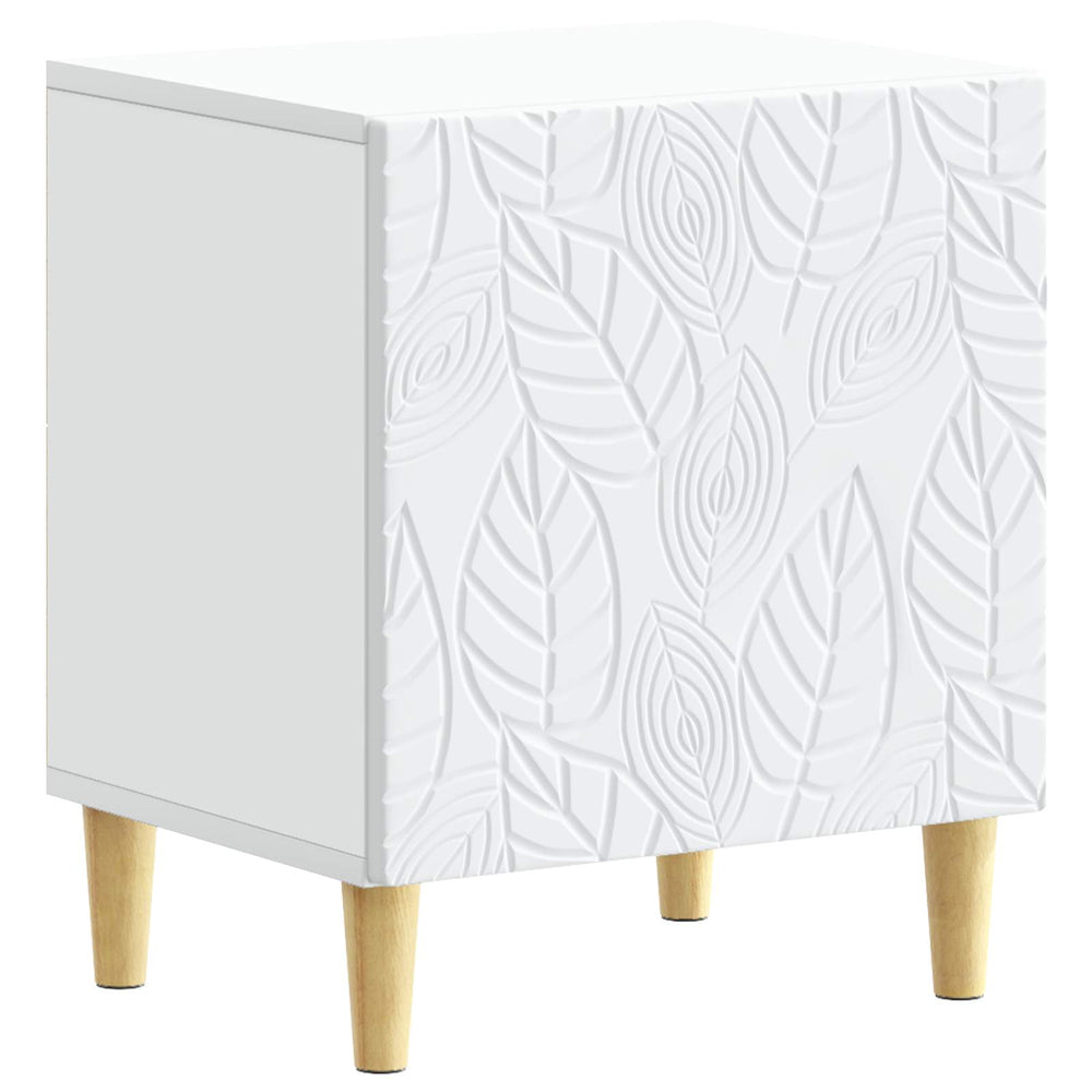 Naktinis staliukas 2 pcs Balta 43 x 34,5 x 50 cm