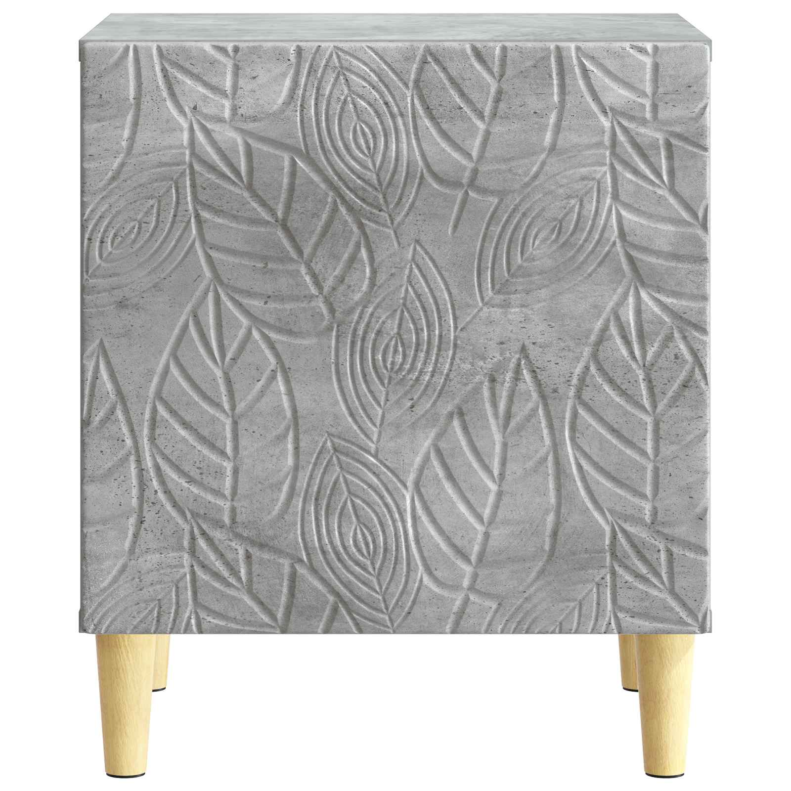 Naktinis staliukas 2 pcs Betono pilka 43 x 34,5 x 50 cm