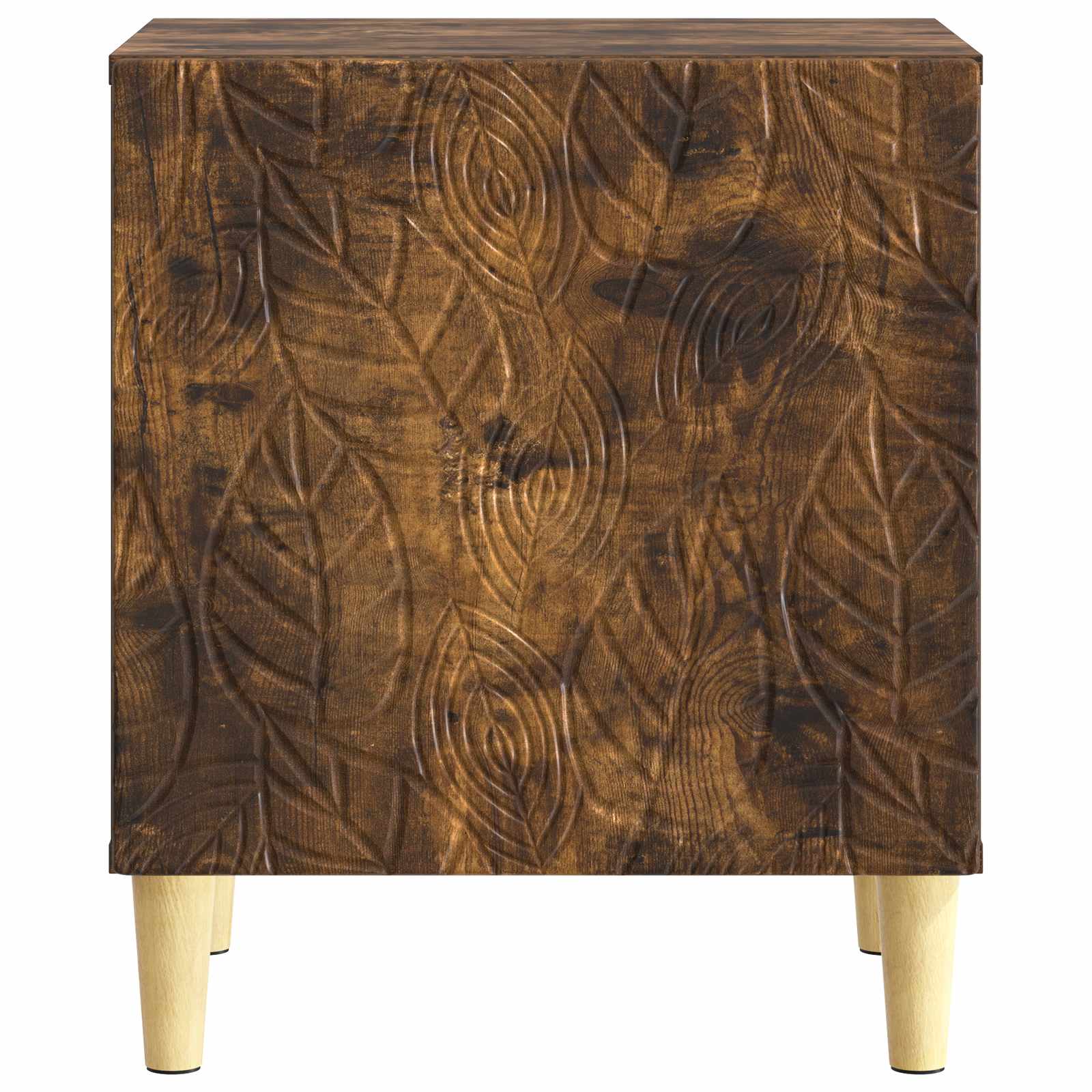 Naktinis staliukas 2 pcs Dūminio ąžuolo 43 x 34,5 x 50 cm