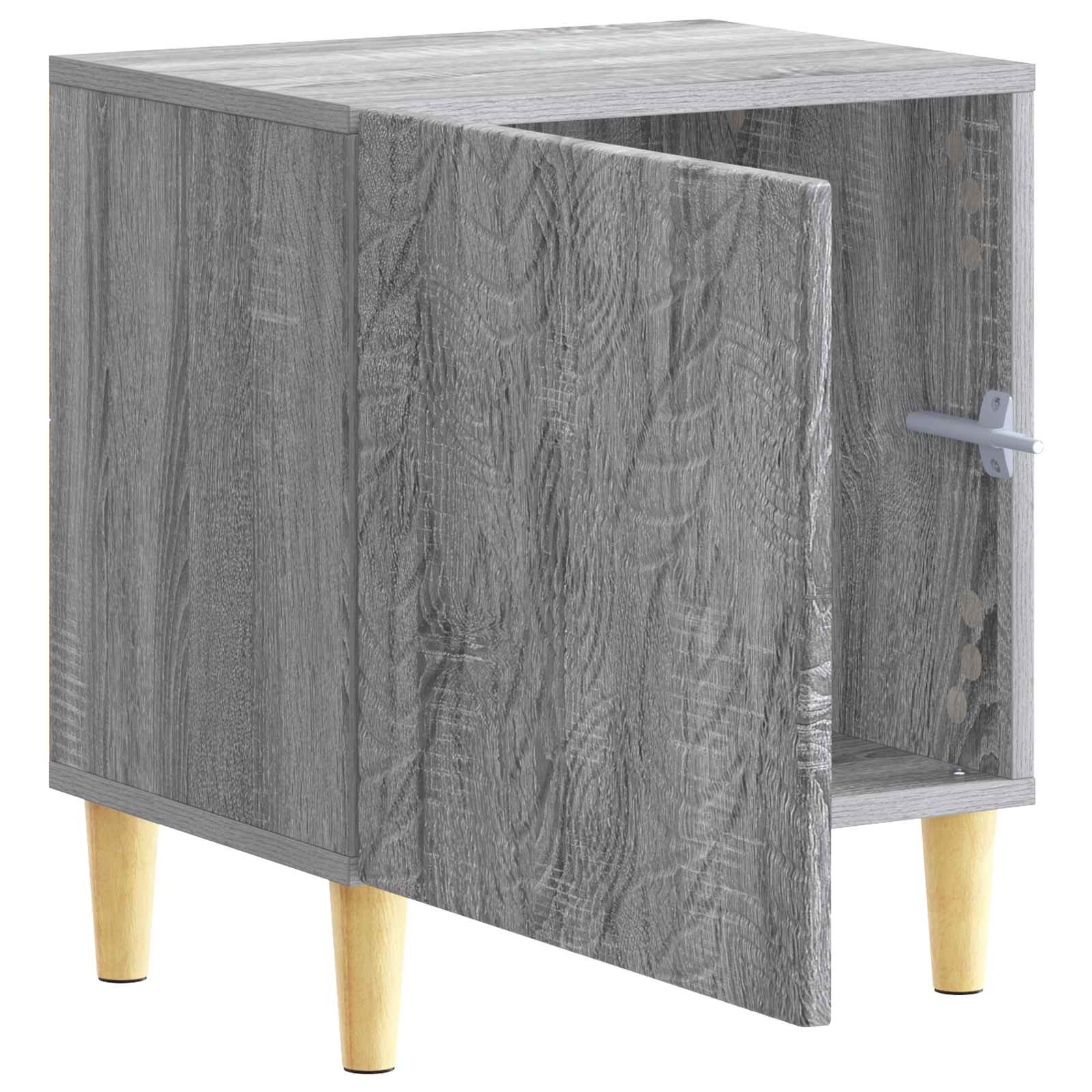 Naktinis staliukas 2 pcs Pilka Sonoma 43 x 34,5 x 50 cm