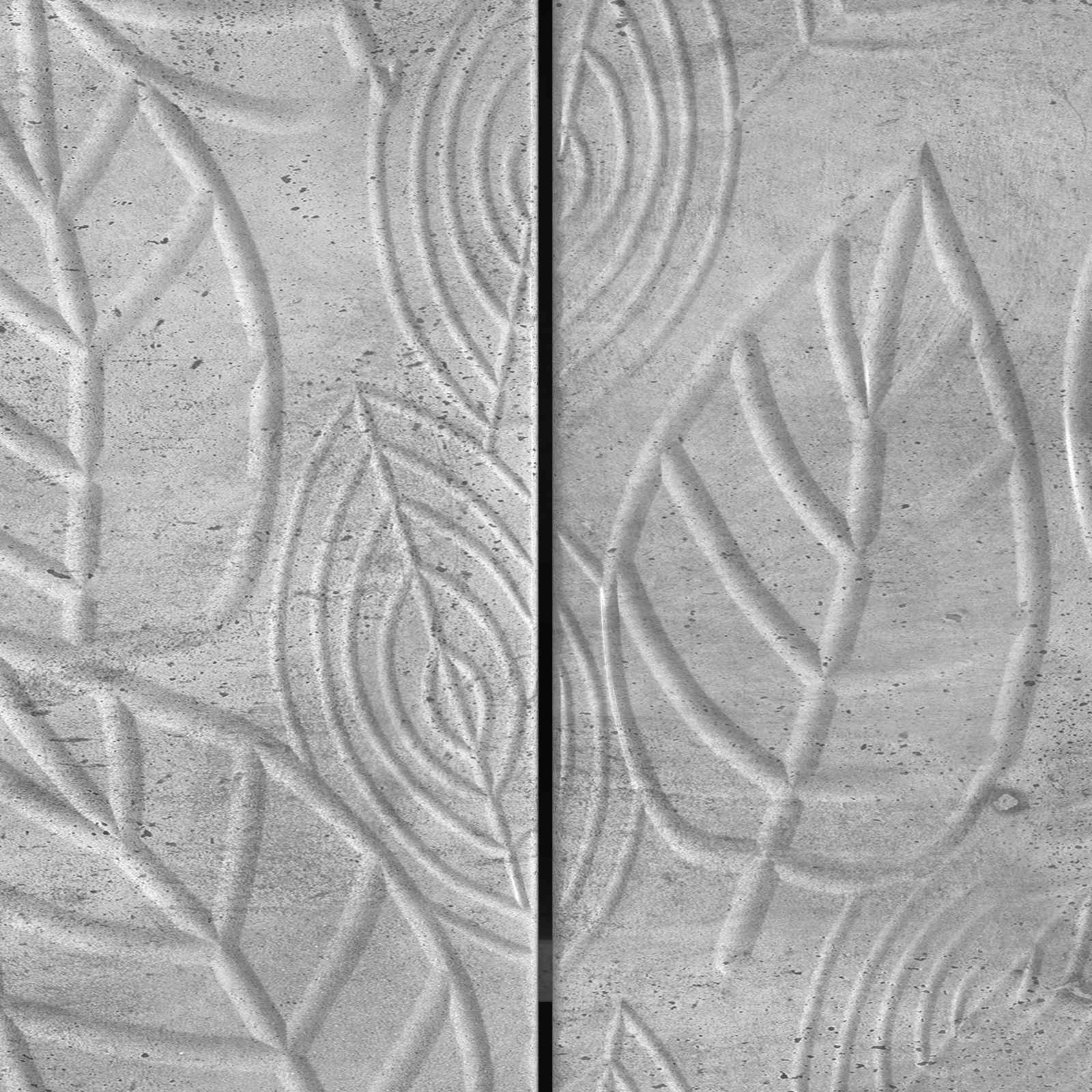 Kabalas Betono pilka 66 x 34,5 x 90 cm Apdirbta mediena