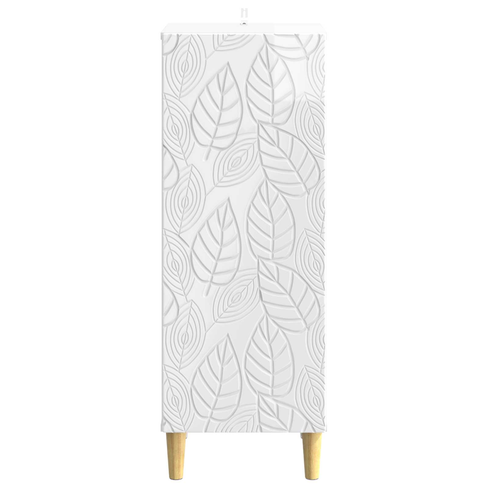 Kabalas Itin blizgi balta 33 x 34,5 x 90 cm Apdirbta mediena