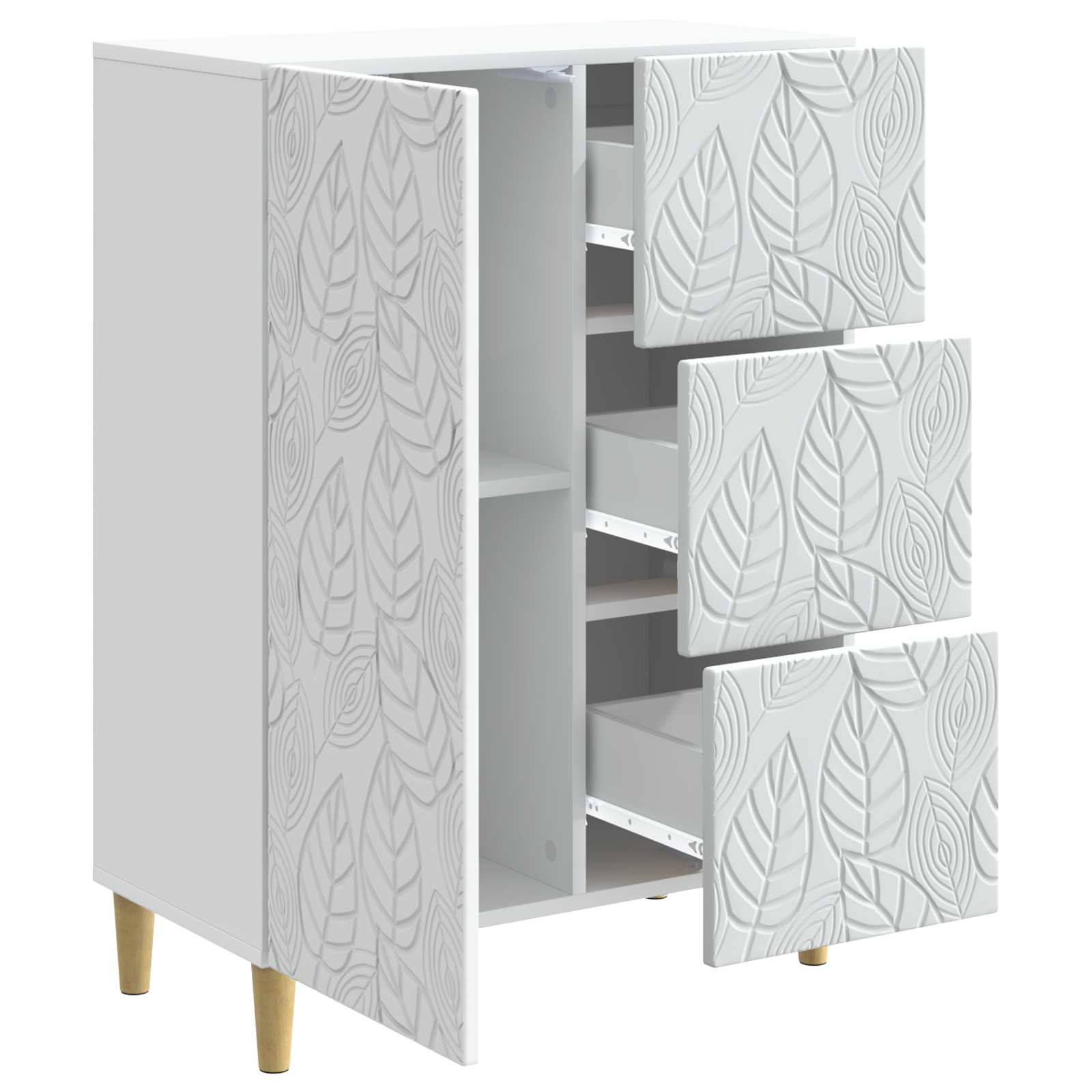 Kabalas Balta 66 x 34,5 x 90 cm Apdirbta mediena