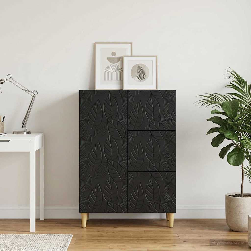Kabalas Juoda 66 x 34,5 x 90 cm Apdirbta mediena